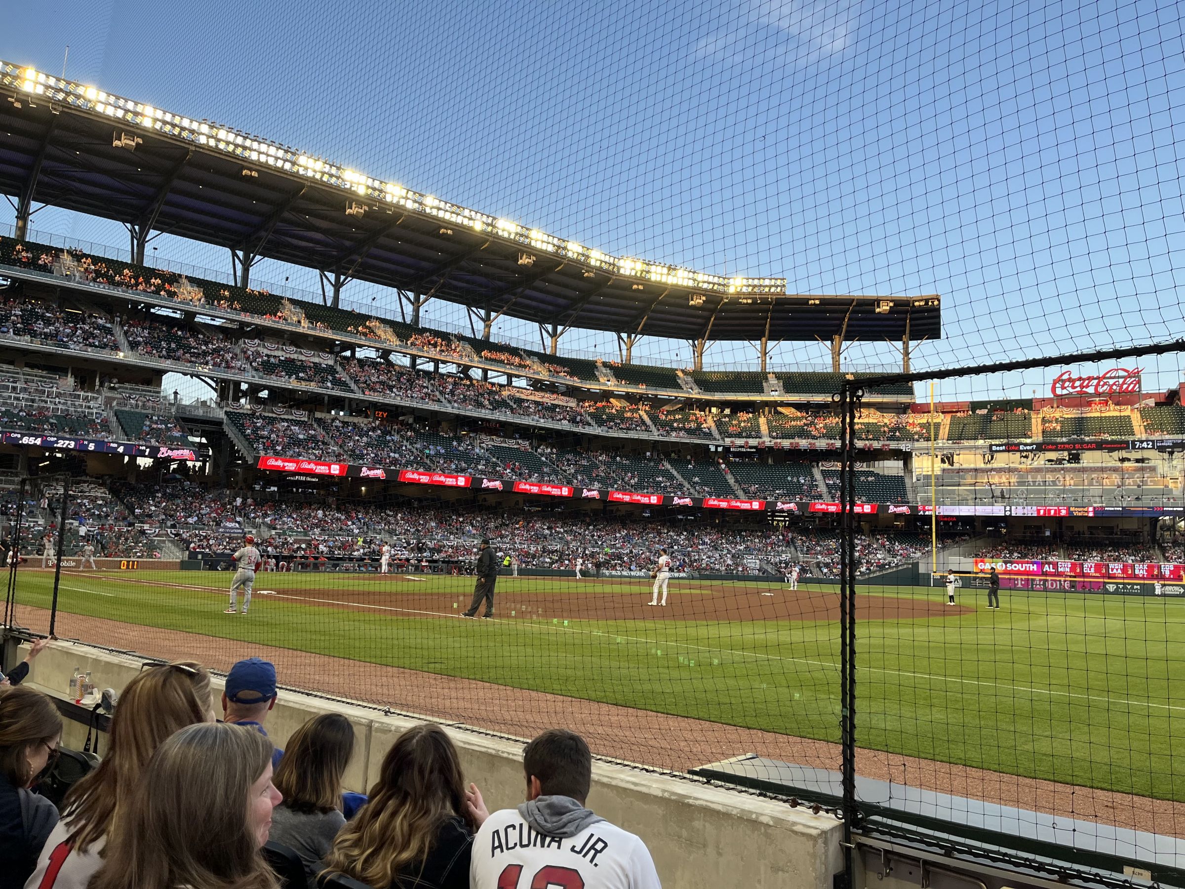 section 14, row 3 seat view  - truist park