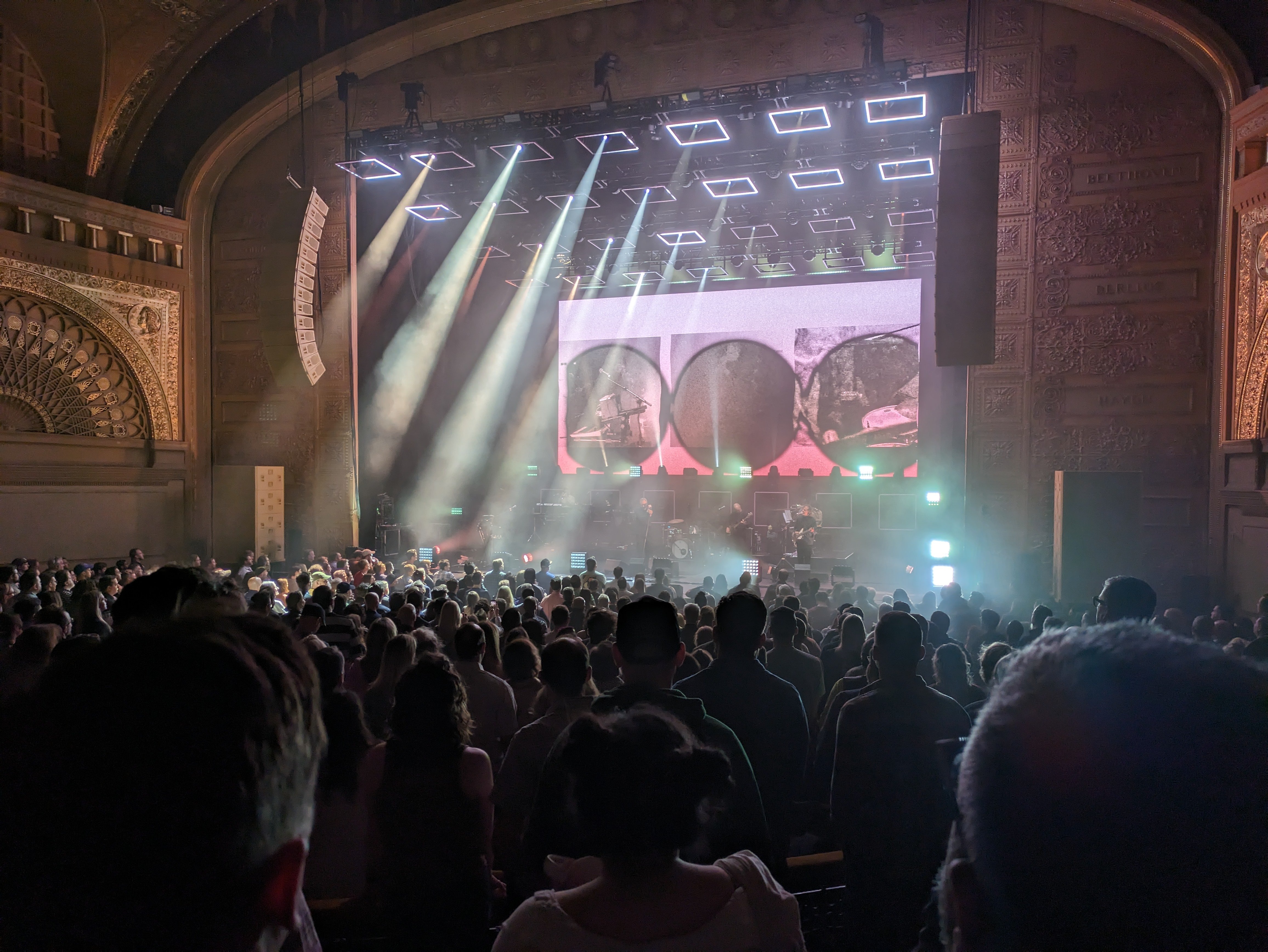 head-on concert view at Auditorium Theatre