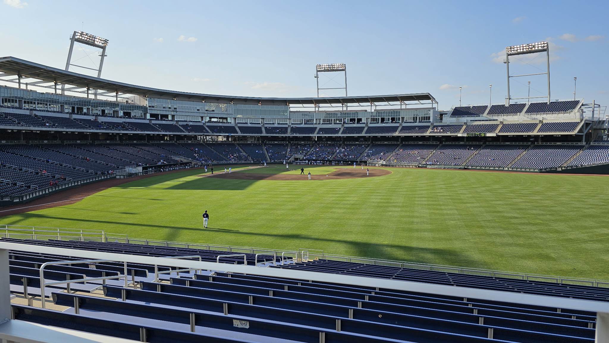 section 133, row 32 seat view  - charles schwab field