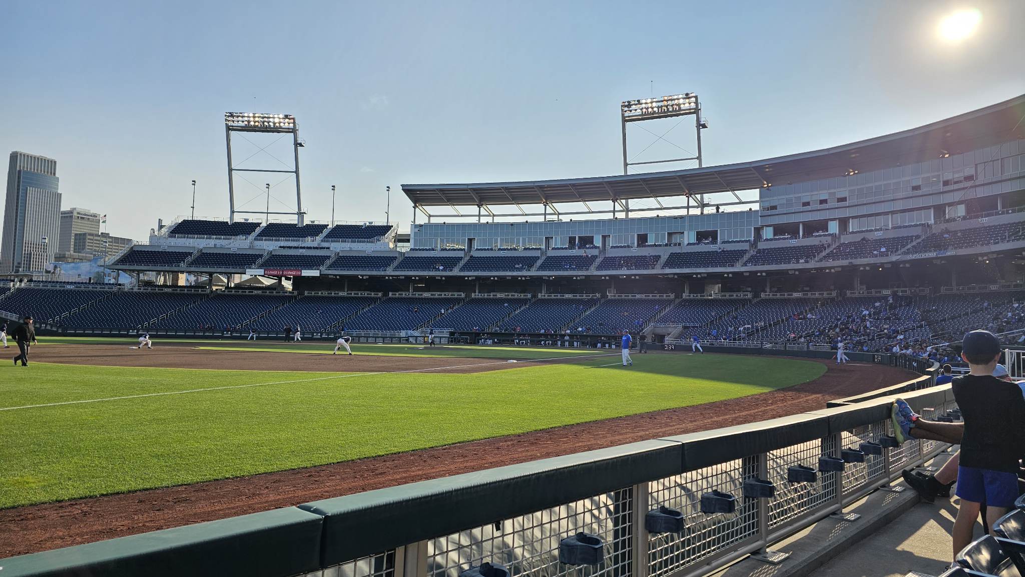 section 120, row 4 seat view  - charles schwab field