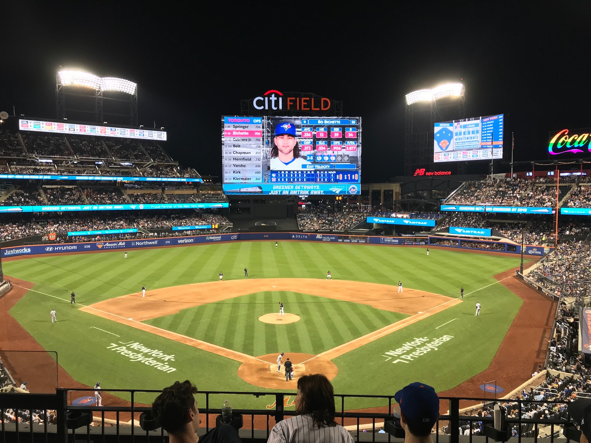section 319, row 4 seat view  - citi field