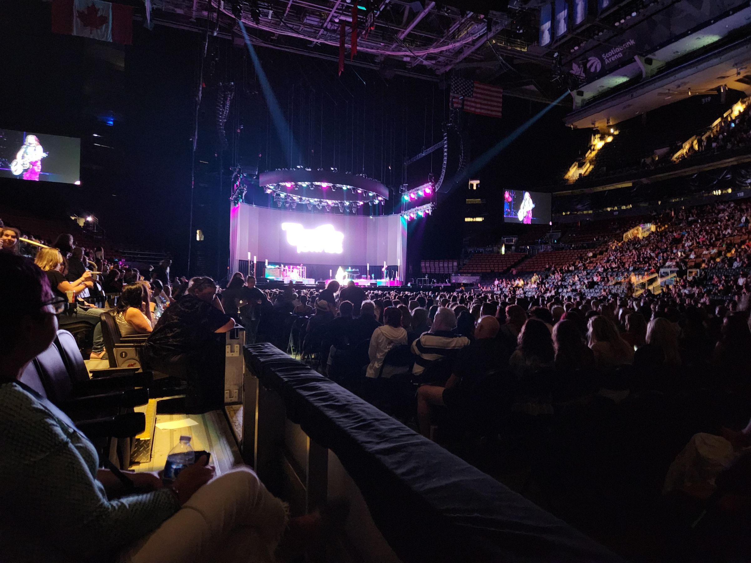 section 107, row 1 seat view  for concert - scotiabank arena