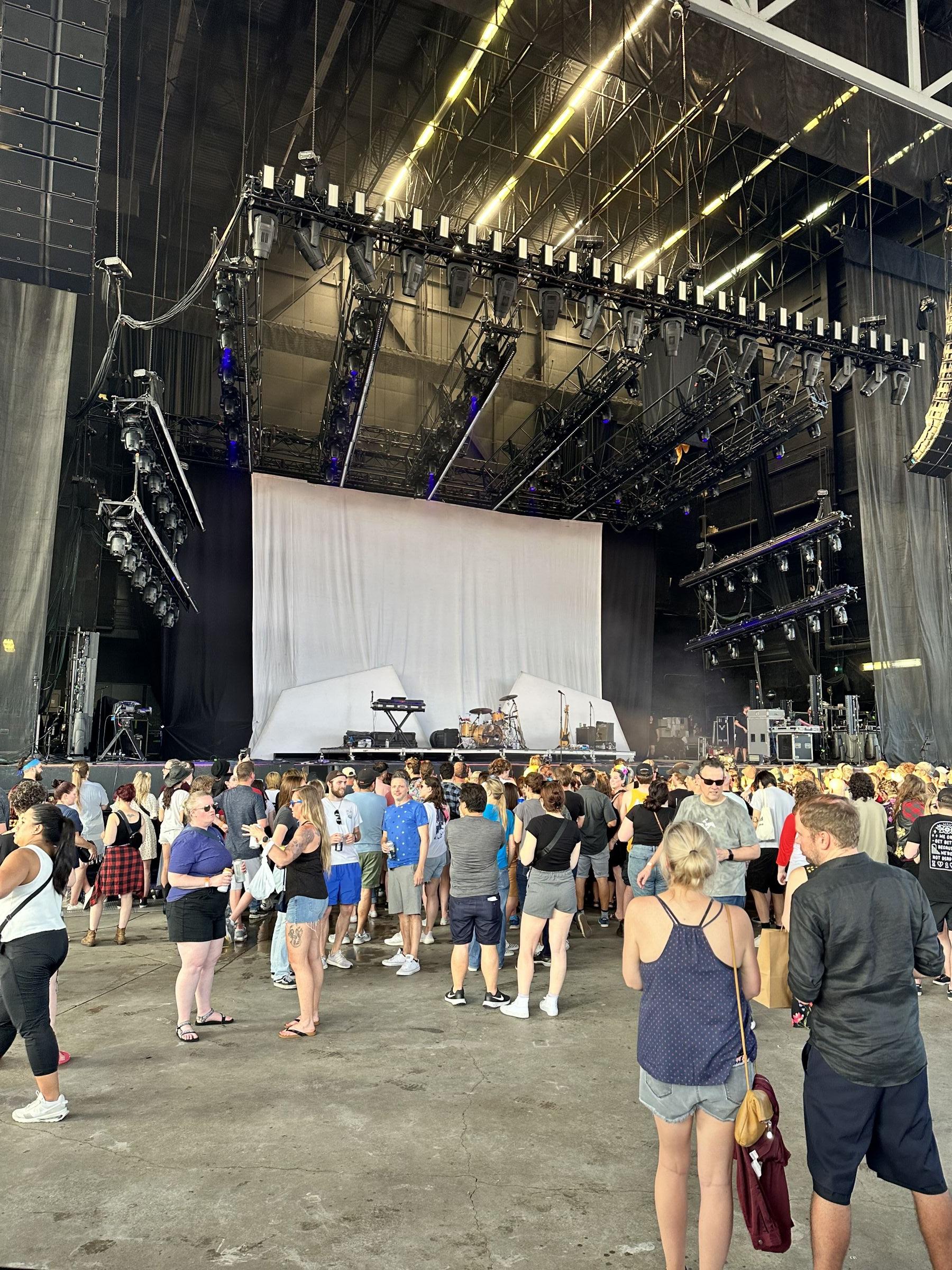 section 203, row a seat view  - rbc amphitheatre