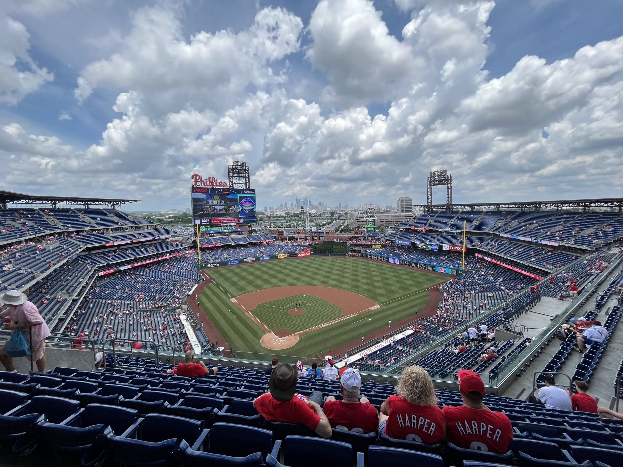 section 419, row 11 seat view  for baseball - citizens bank park
