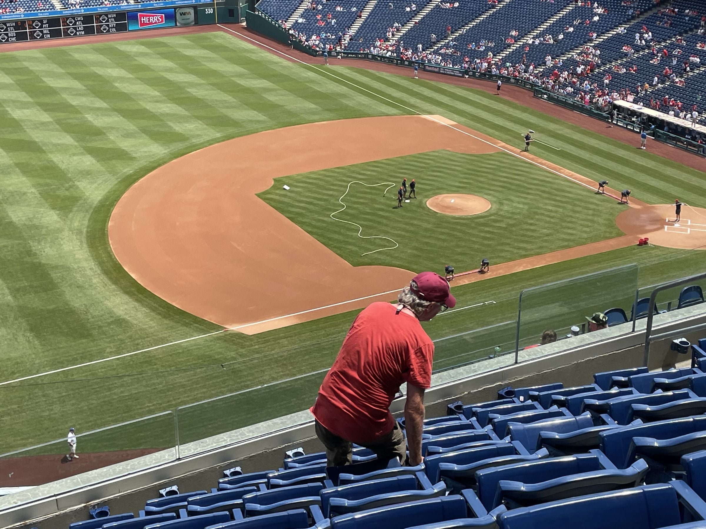 section 429, row 8 seat view  for baseball - citizens bank park