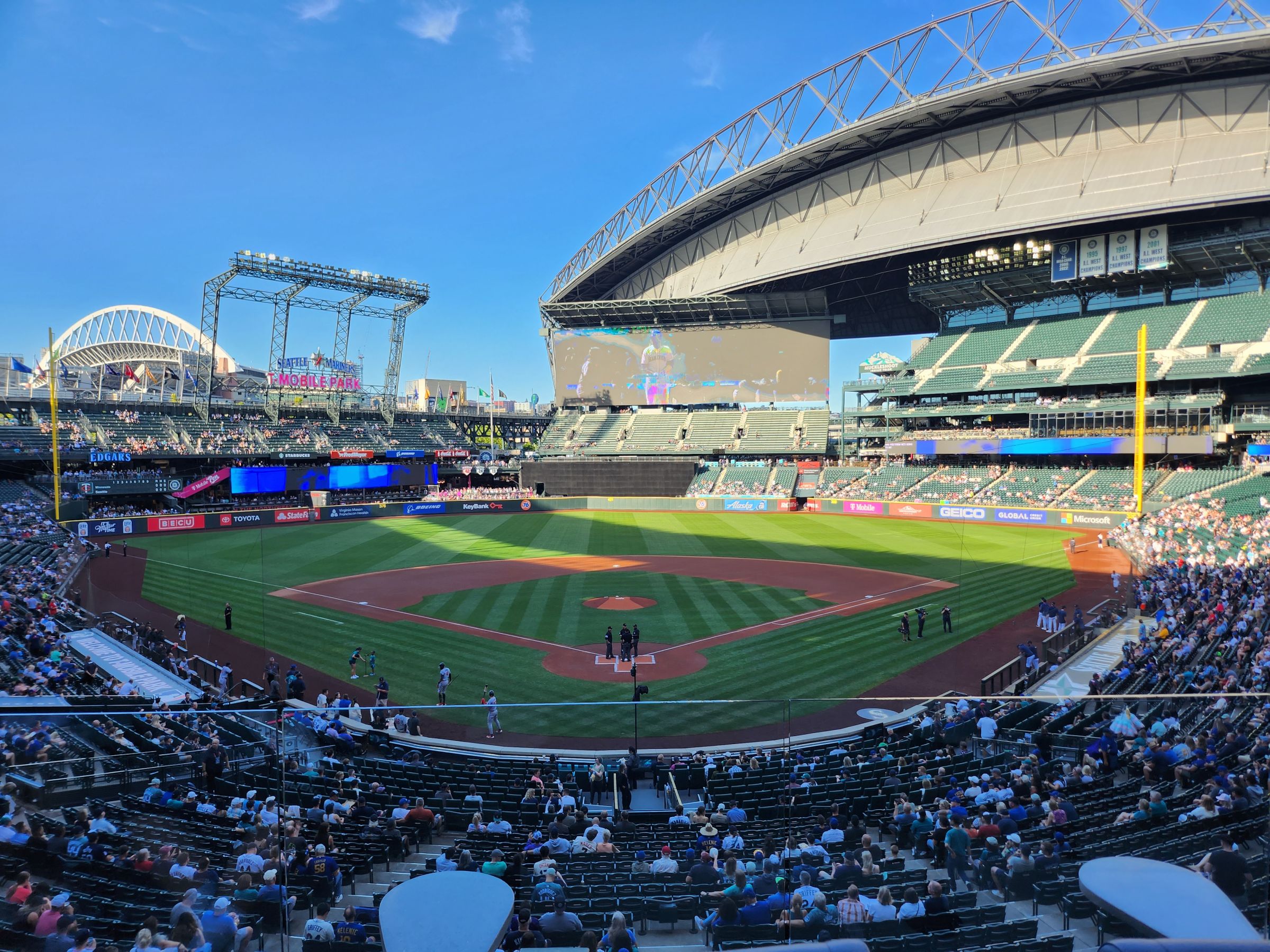 press club 4, row 2 seat view  for baseball - t-mobile park