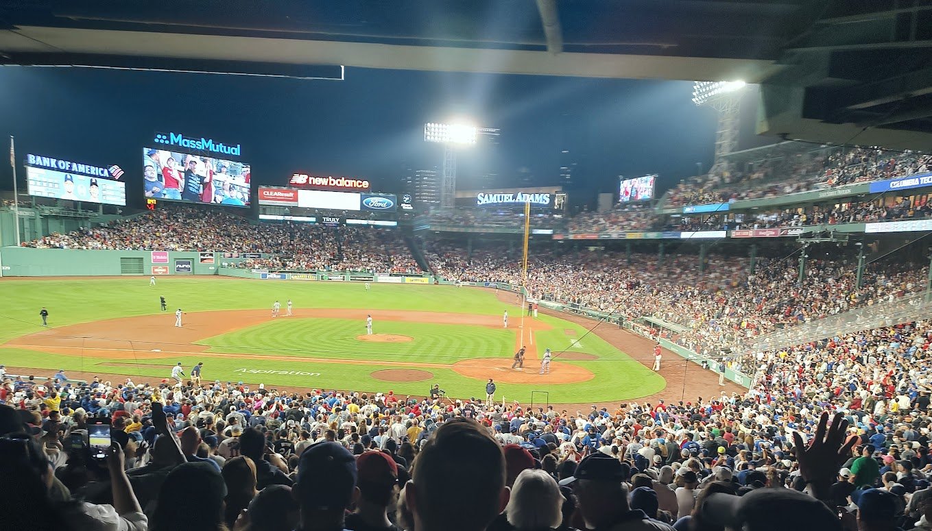 grandstand 24, row 11 seat view  for baseball - fenway park