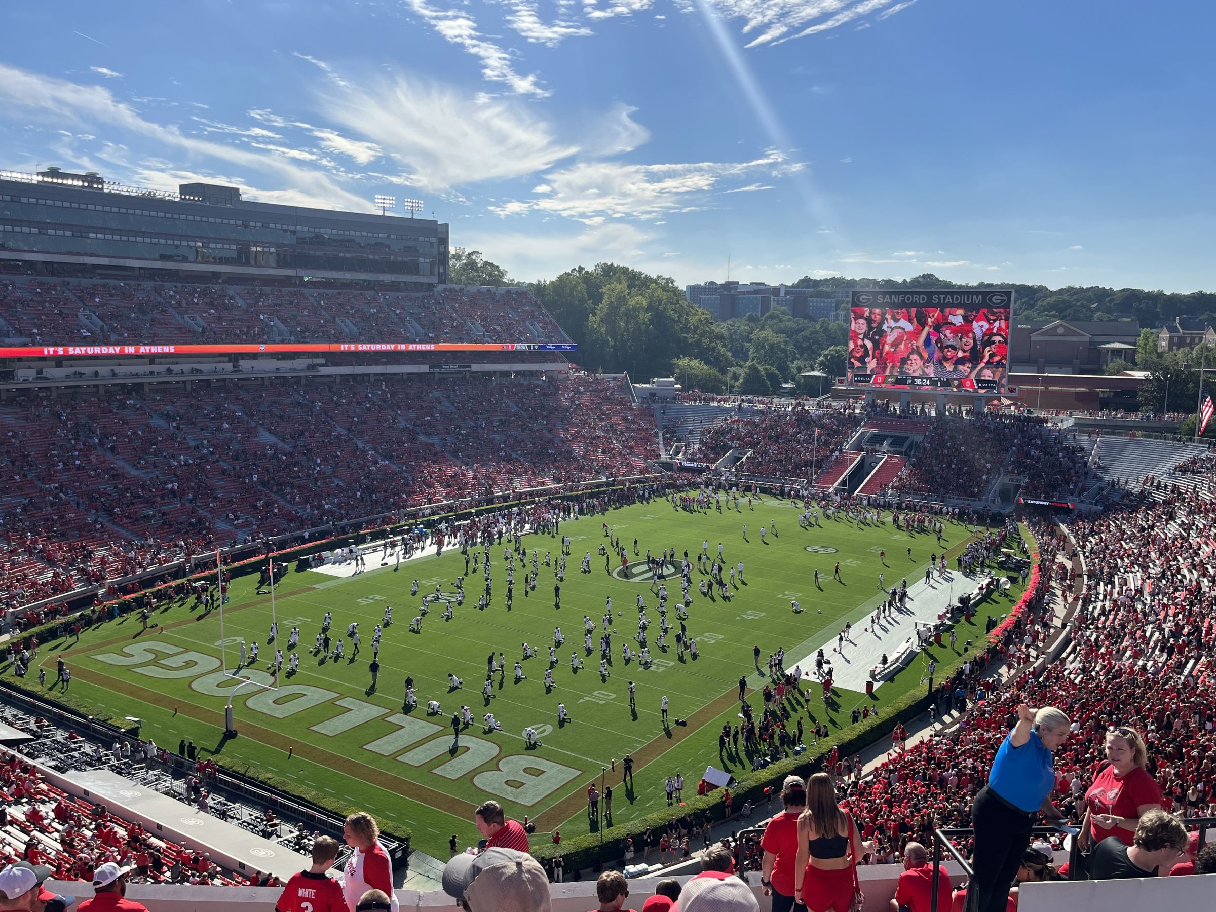 section 315, row 12 seat view  - sanford stadium