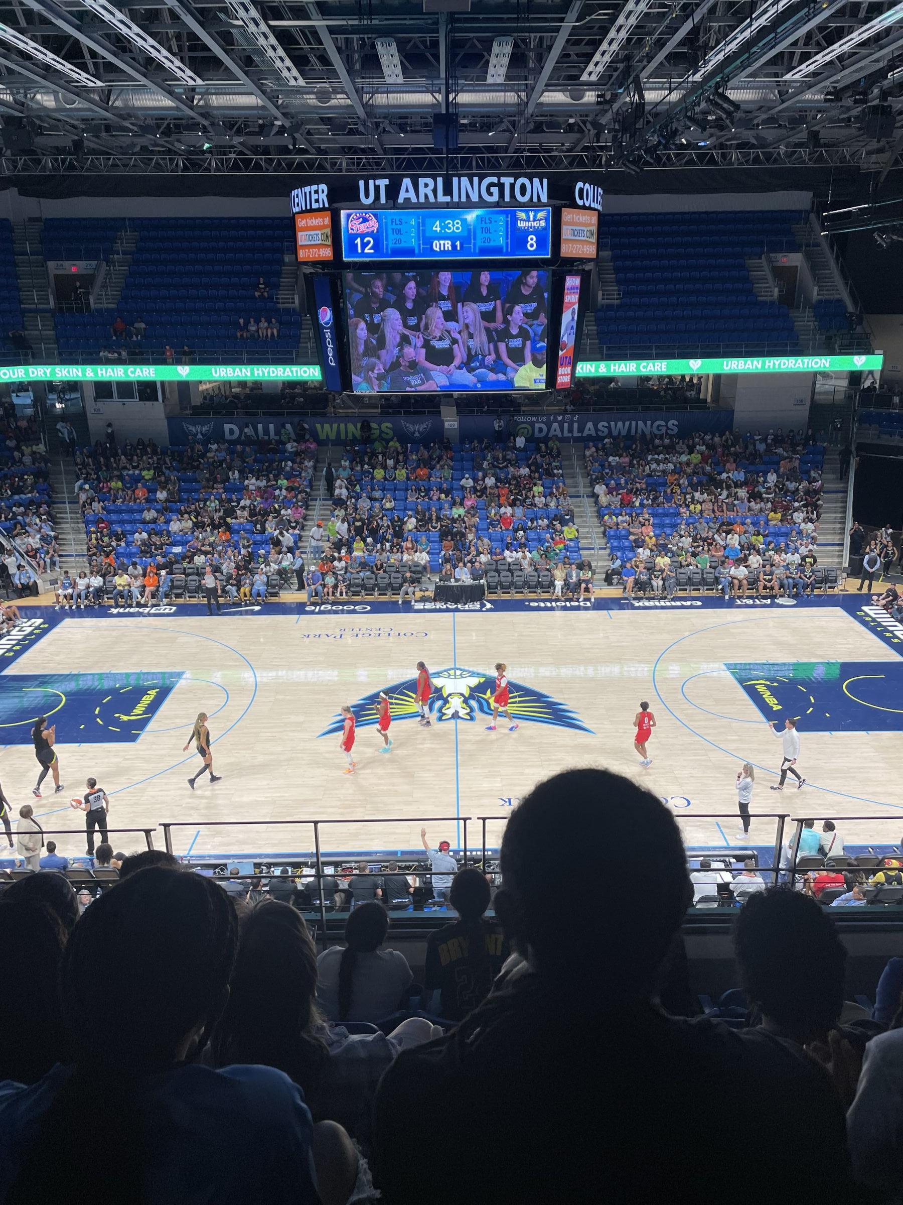 section 202, row ee seat view  - college park center