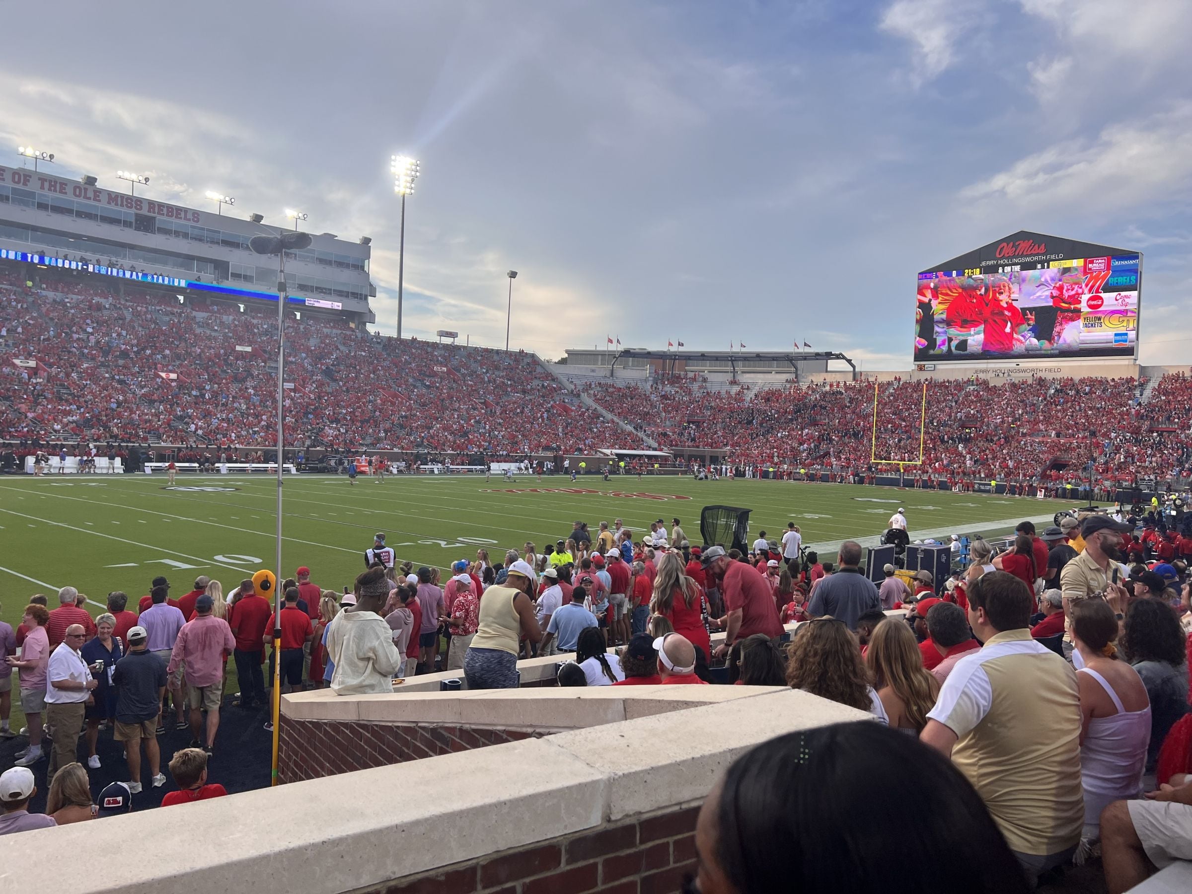 section s, row 5 seat view  - vaught-hemingway stadium