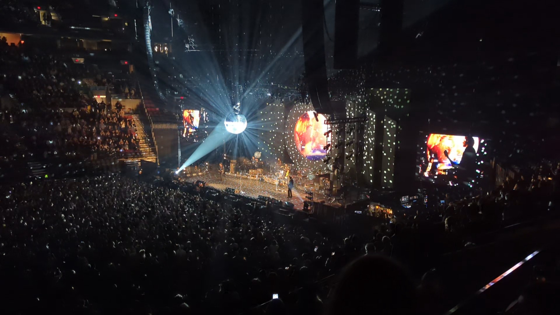 section 216, row f seat view  for concert - moda center