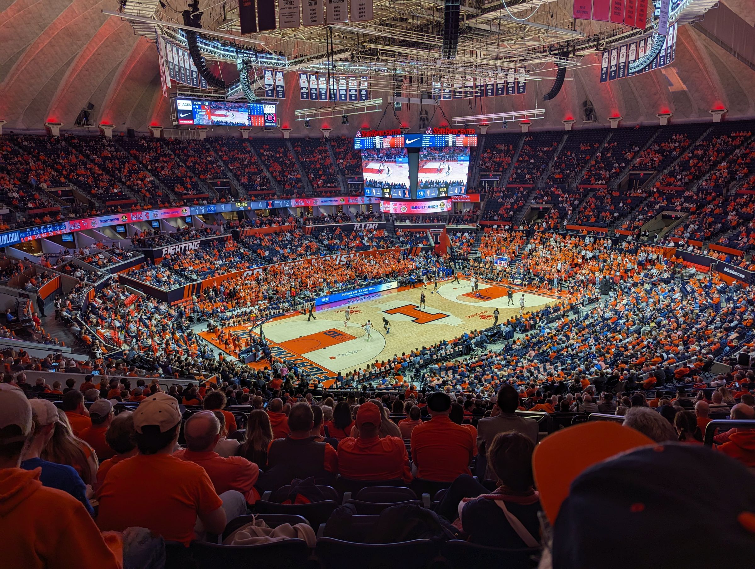 view from Section 207 