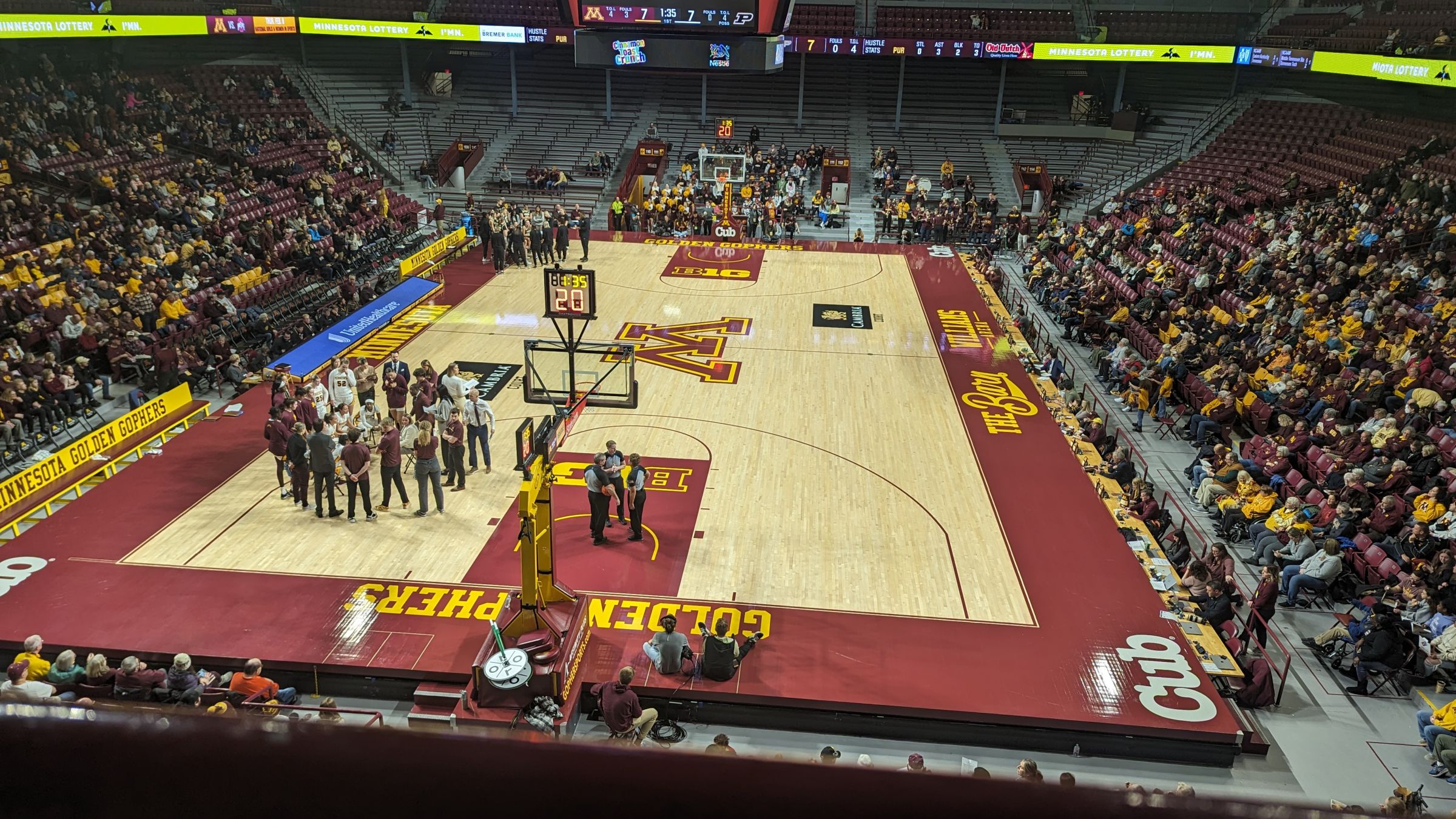 section 201, row 1 seat view  - the barn by blue cross and blue shield of mn