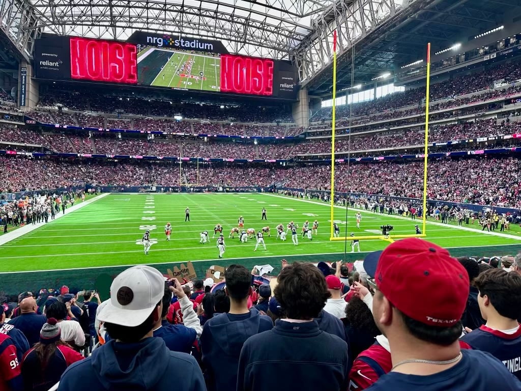 section 117, row q seat view  for football - nrg stadium