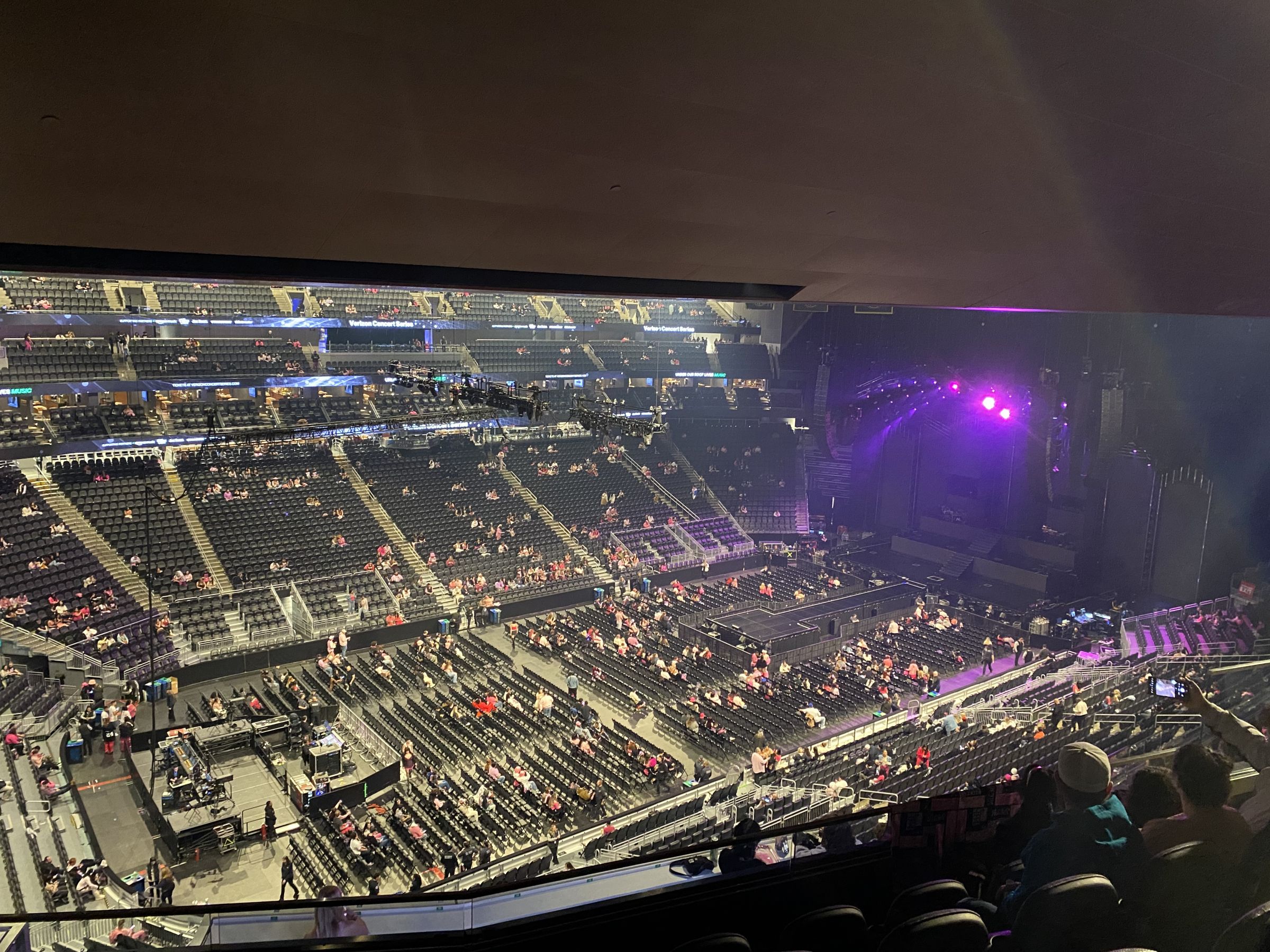 section 217, row e seat view  for concert - climate pledge arena