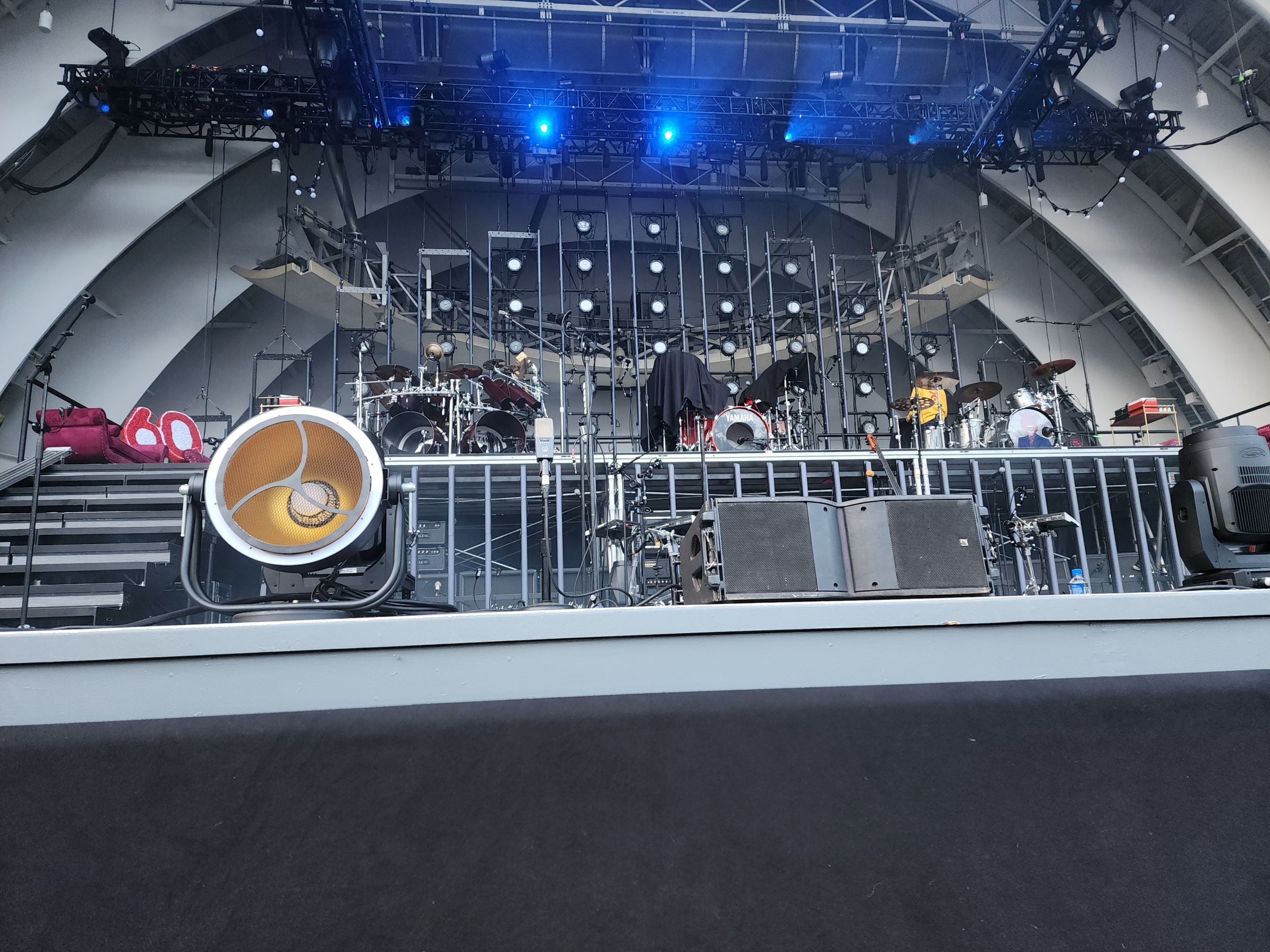 pool c, row 1 seat view  - hollywood bowl