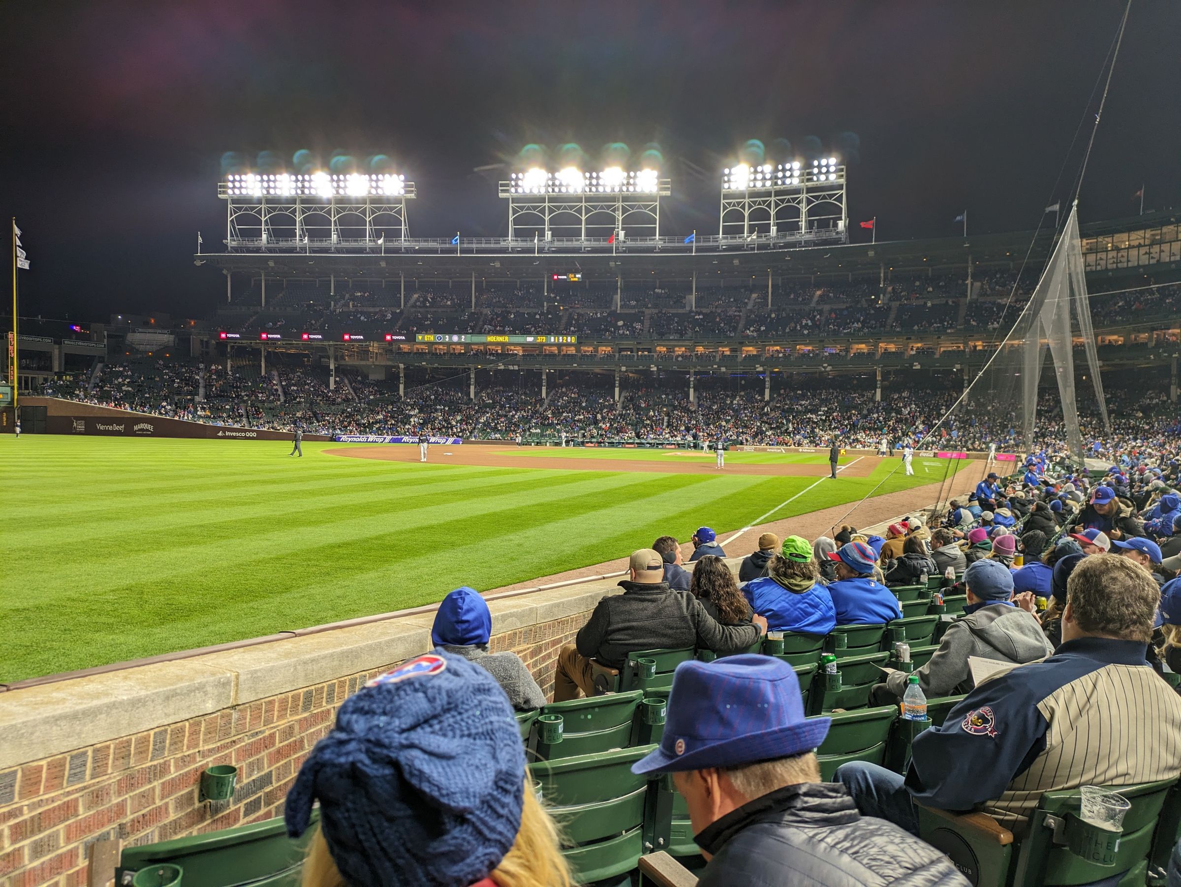 section 3, row 12 seat view  for baseball - wrigley field