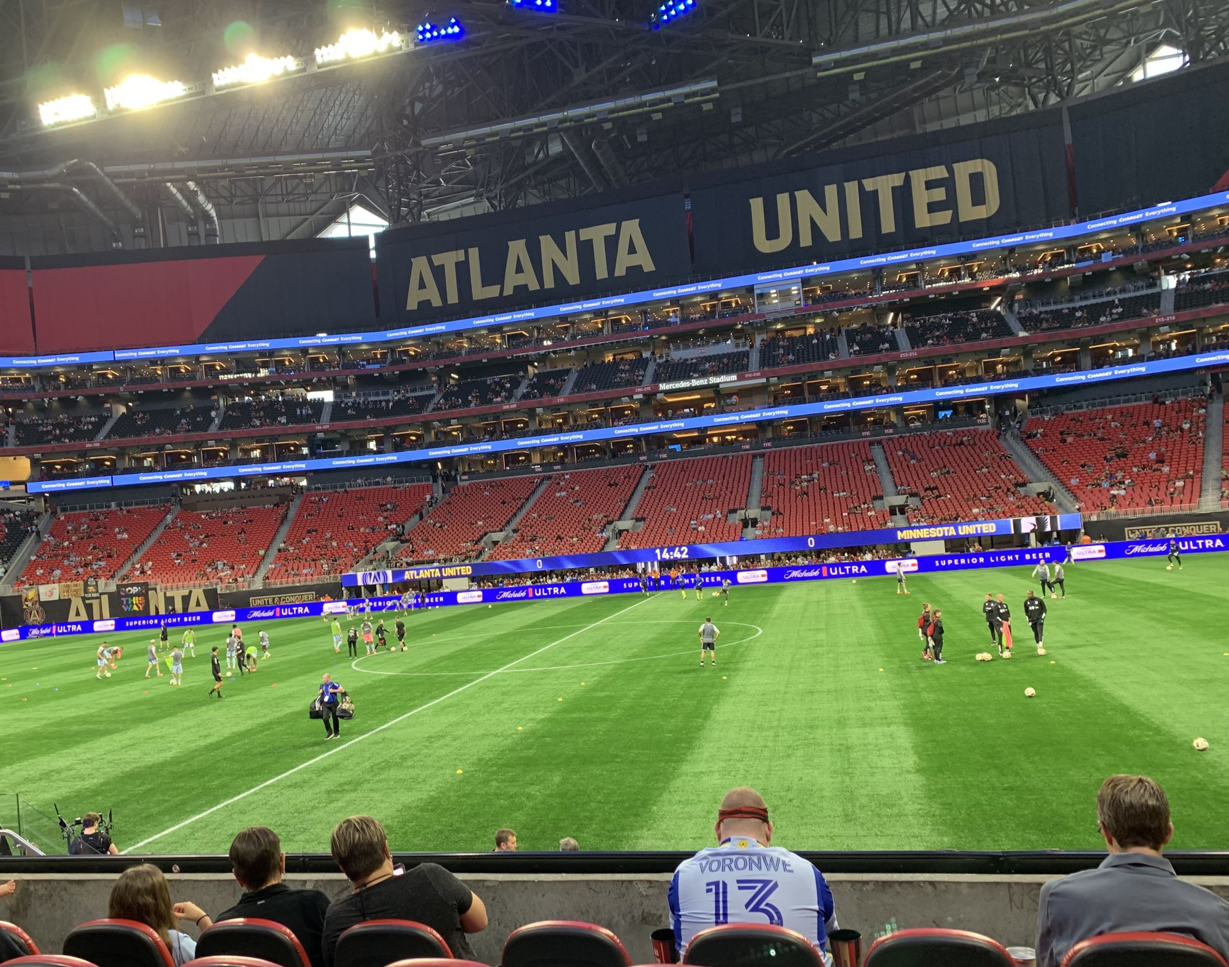 club 127, row 5 seat view  for soccer - mercedes-benz stadium