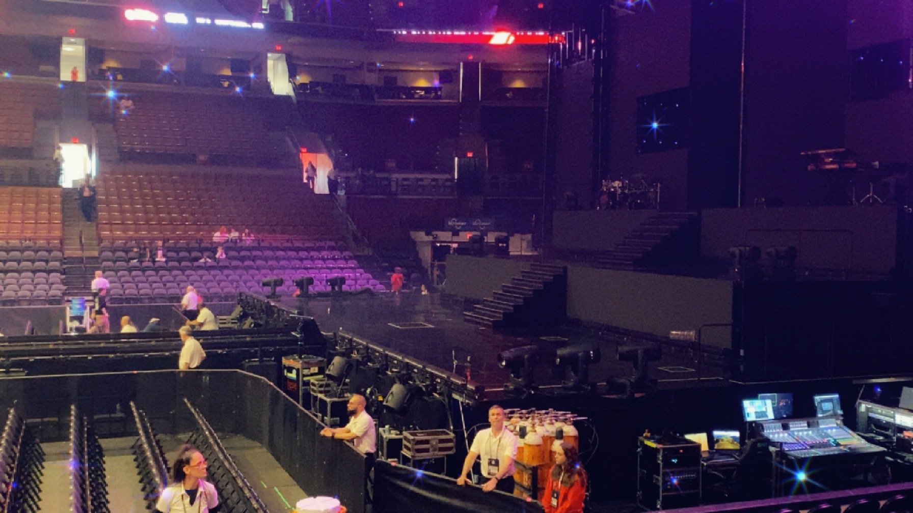 section 122, row m seat view  for concert - schottenstein center
