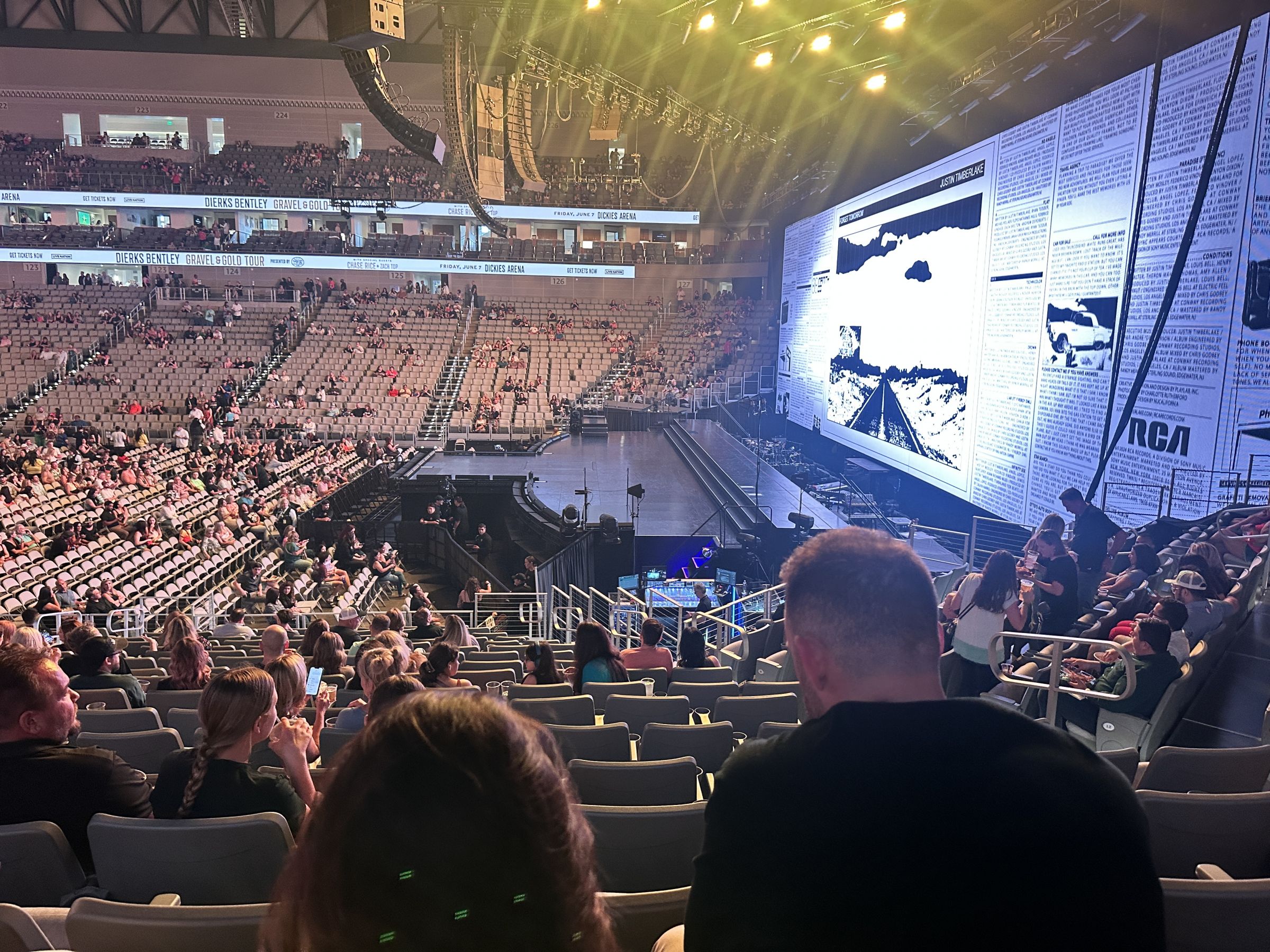 Dickies Arena View From My Seat