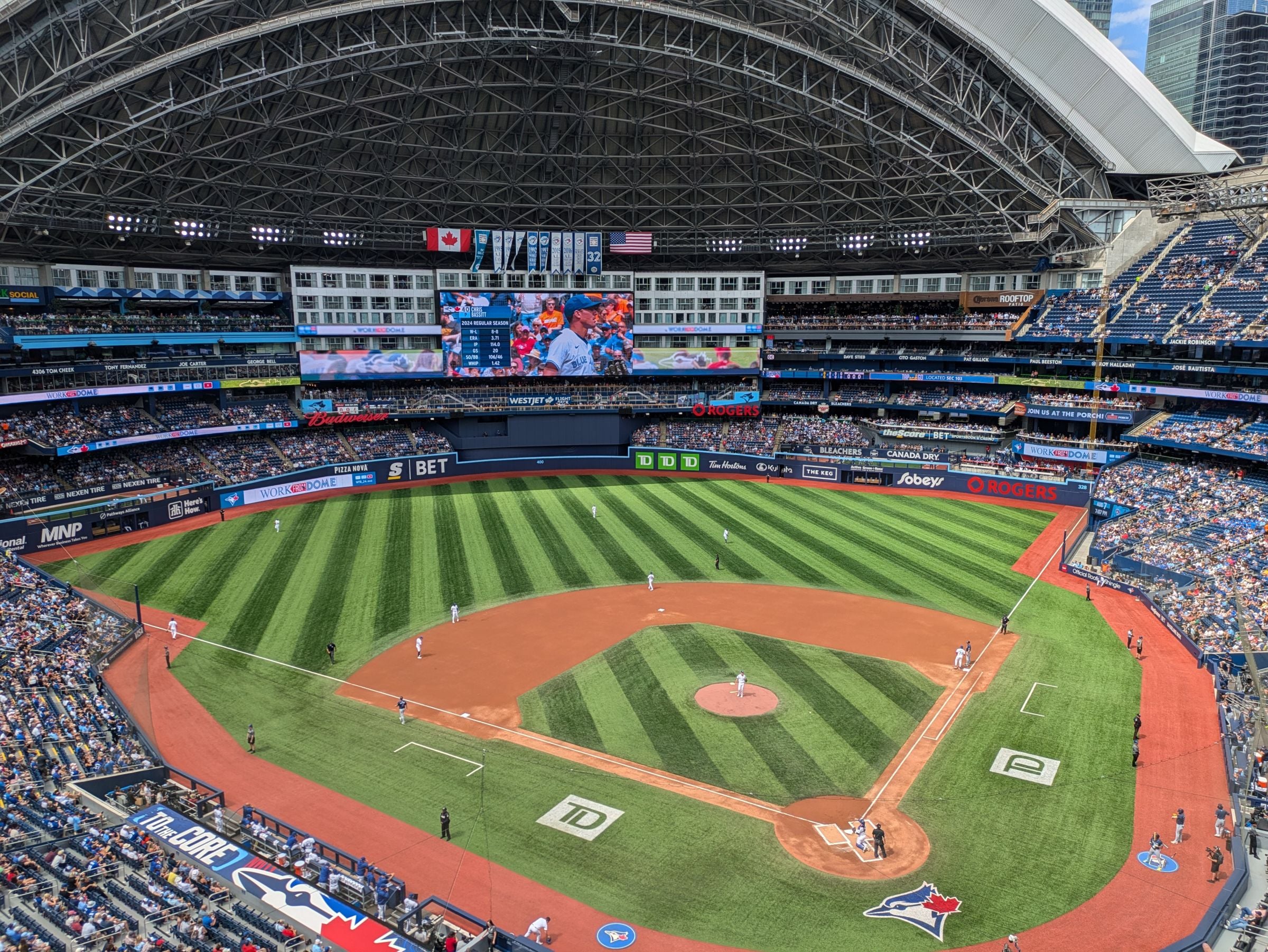section 526, row 6 seat view  for baseball - rogers centre
