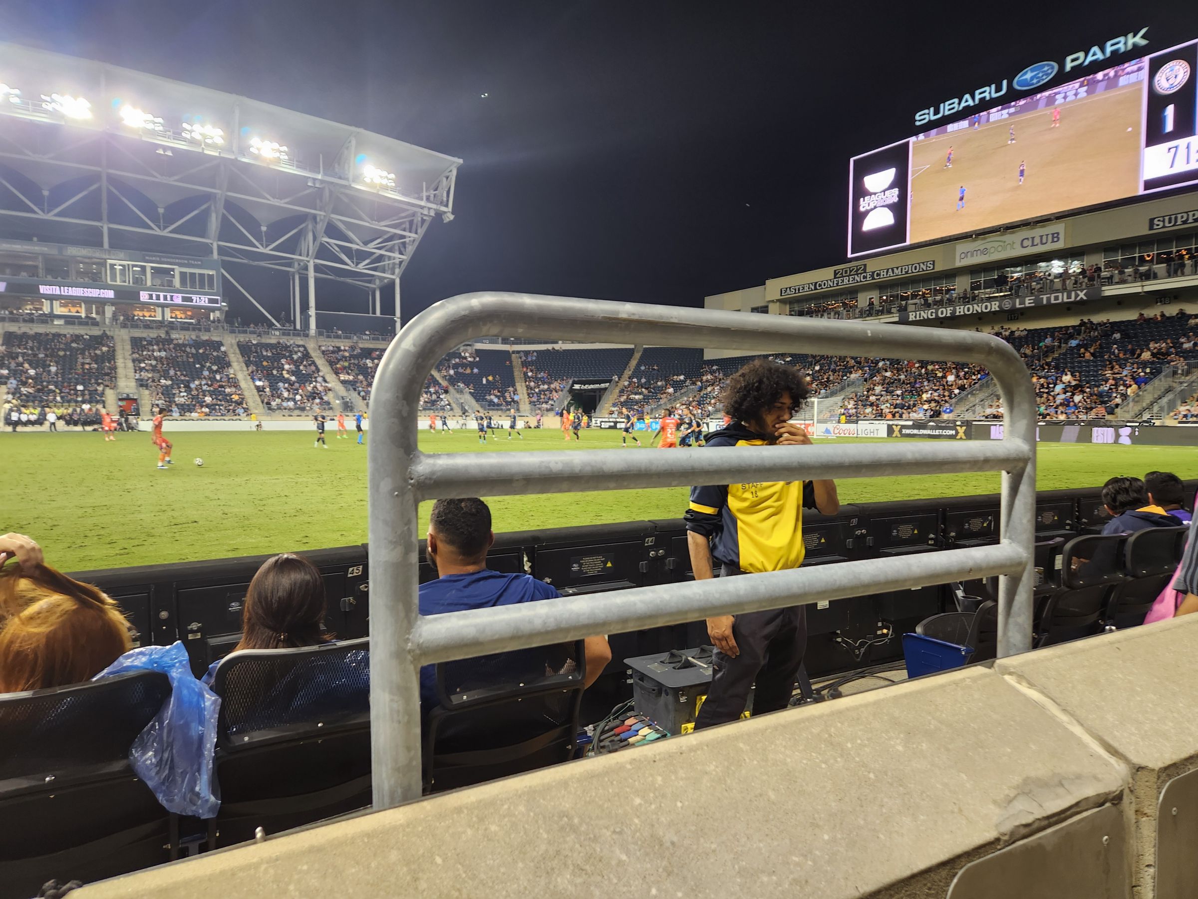 view from Section 126 