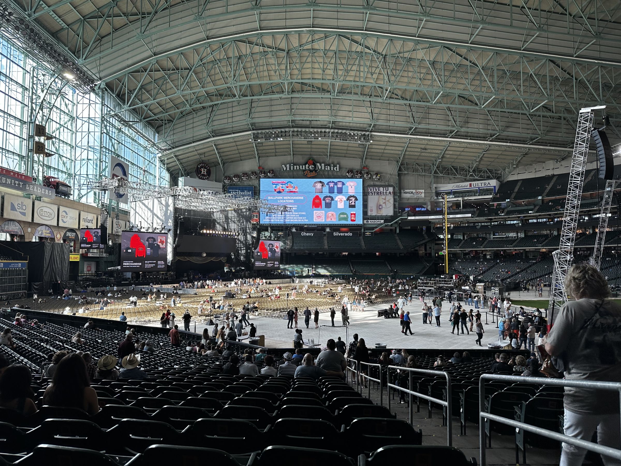 section 109, row 29 seat view  for concert - daikin park