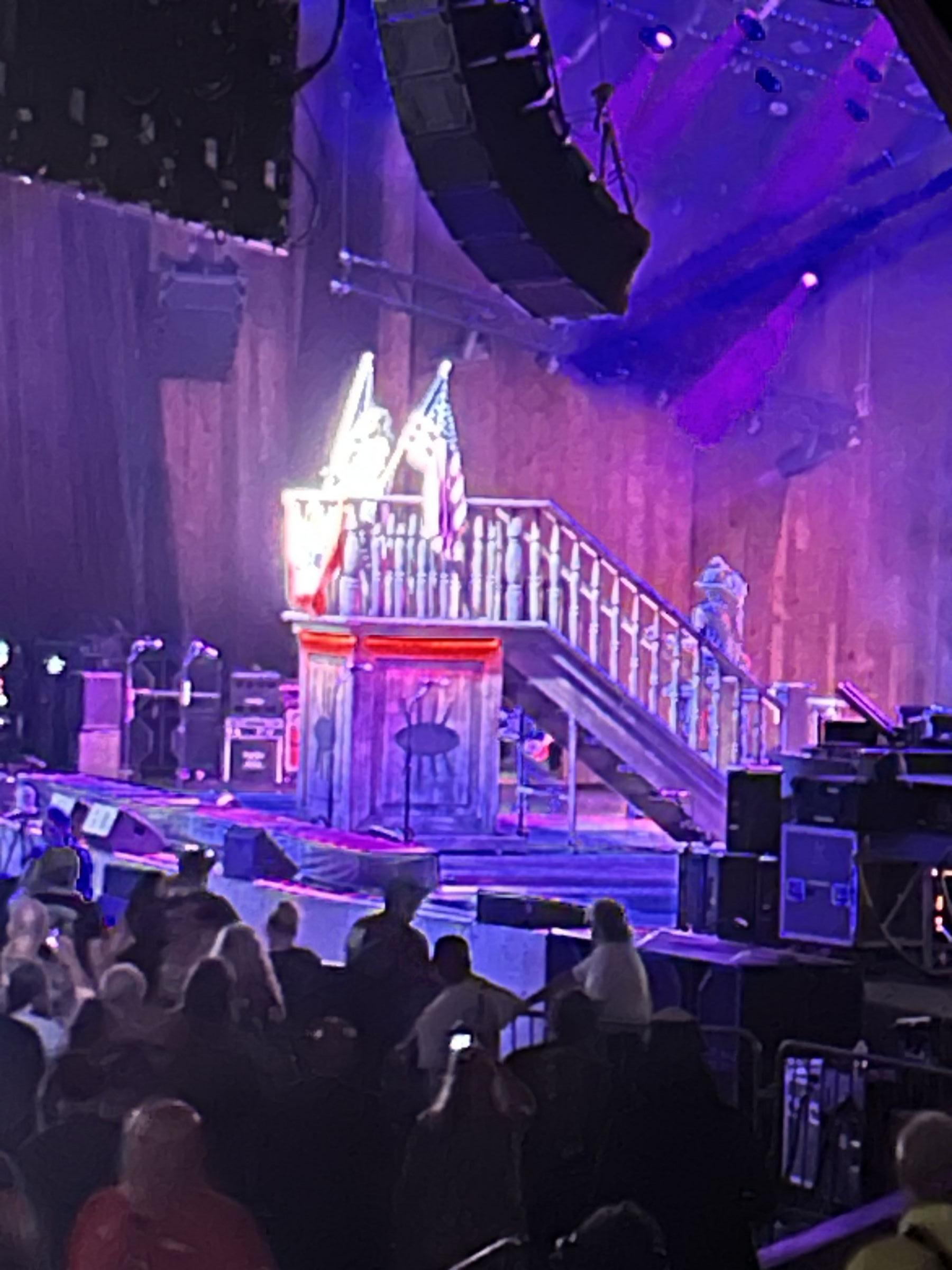 tree deck, row b seat view  - blossom music center