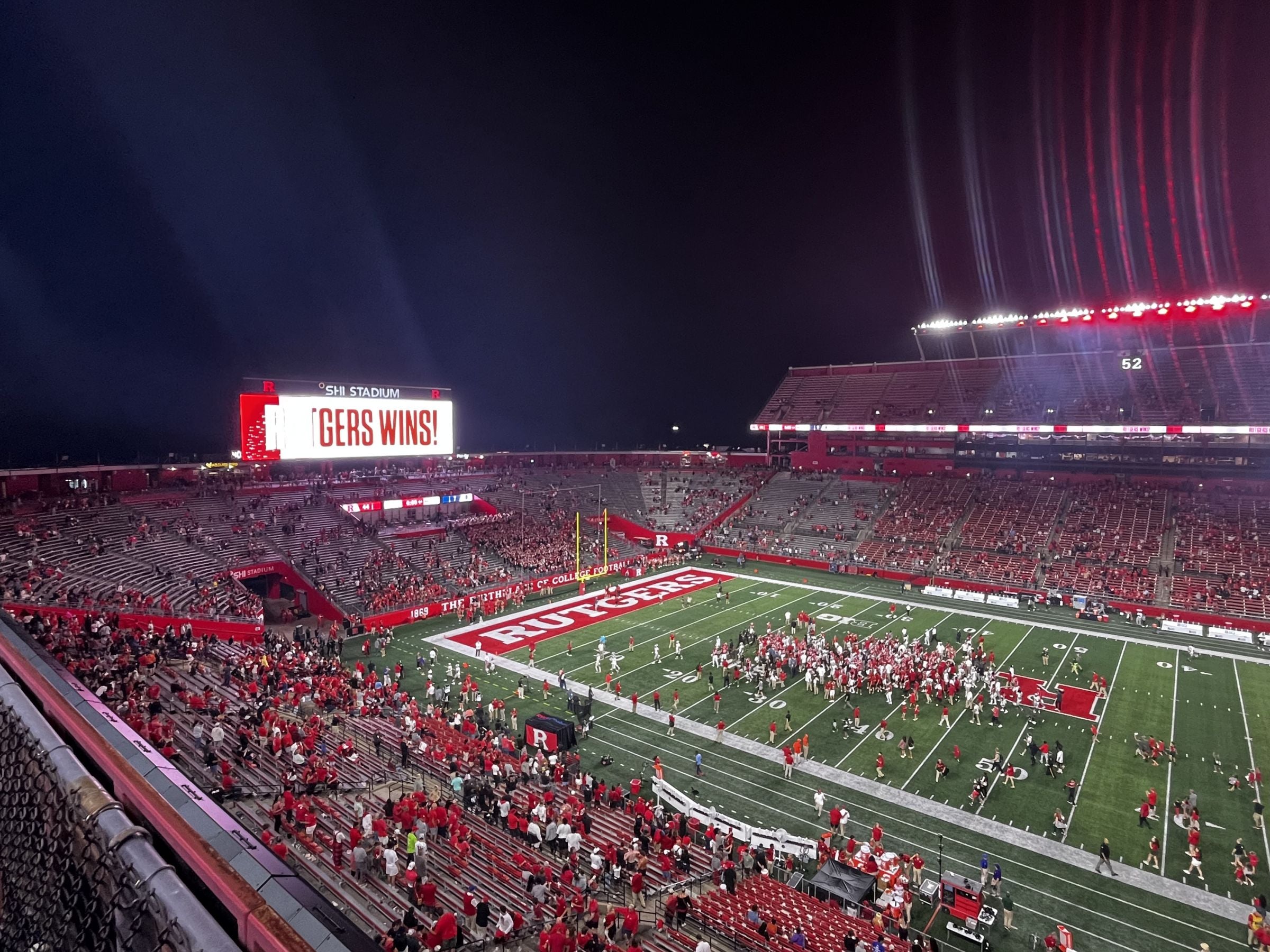 section 223, row 1 seat view  - shi stadium