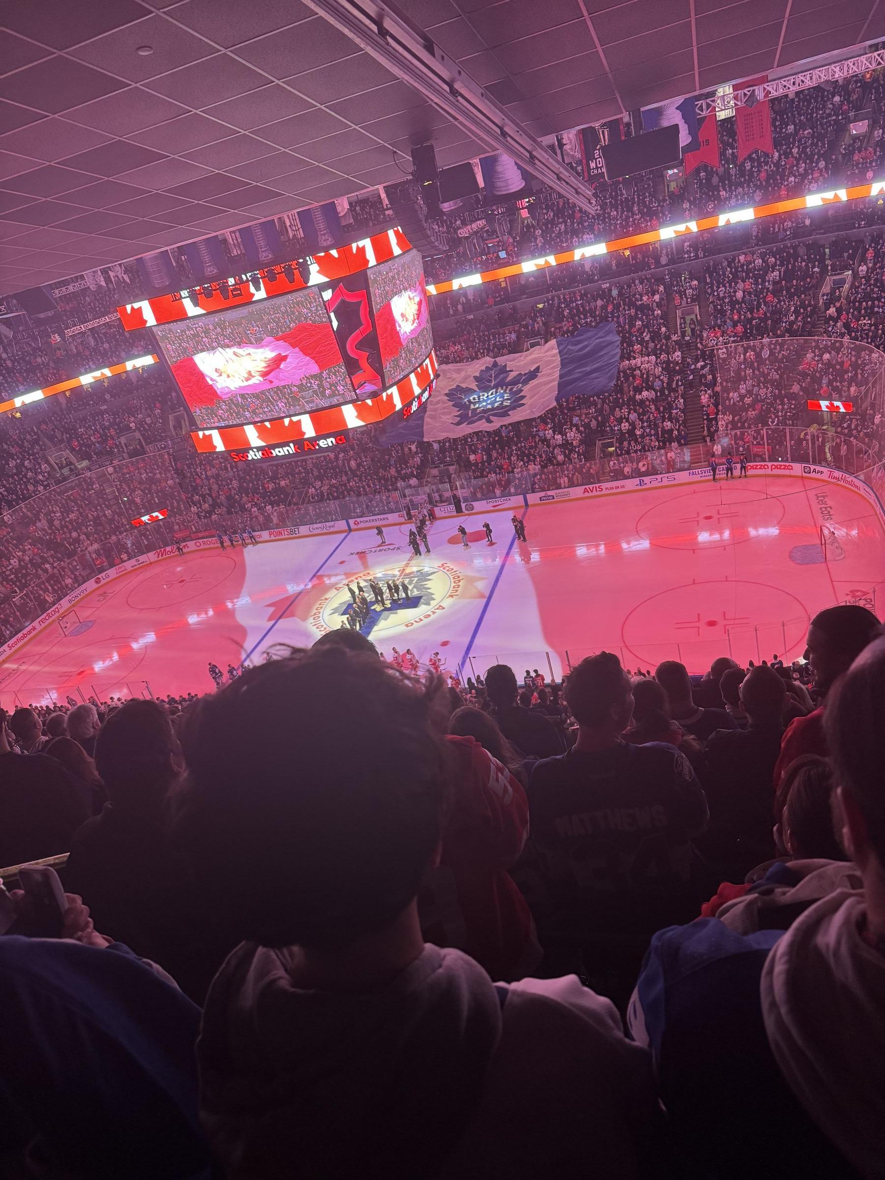 section 319, row 14 seat view  for hockey - scotiabank arena
