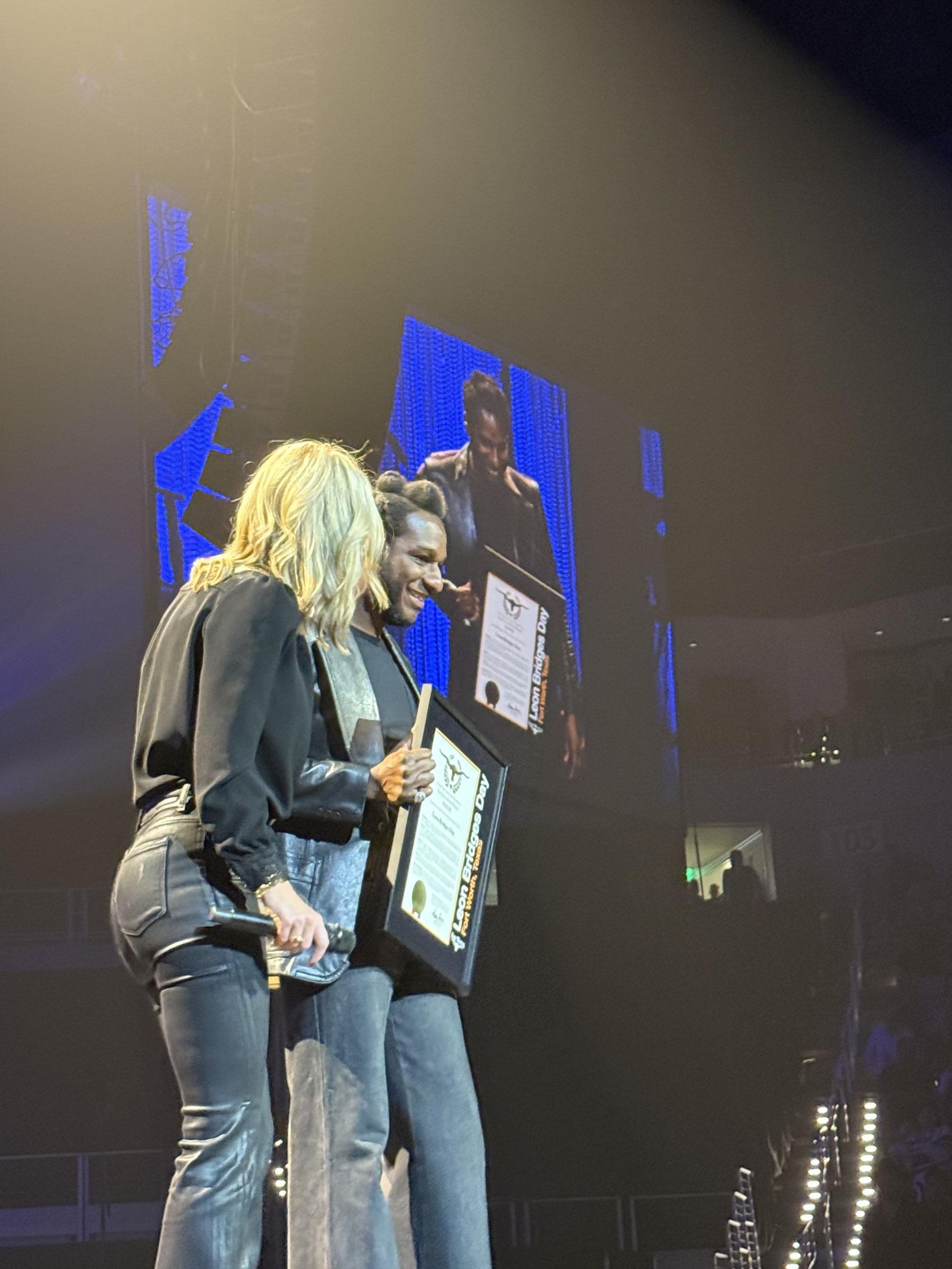 floor 3, row 7 seat view  for concert - dickies arena