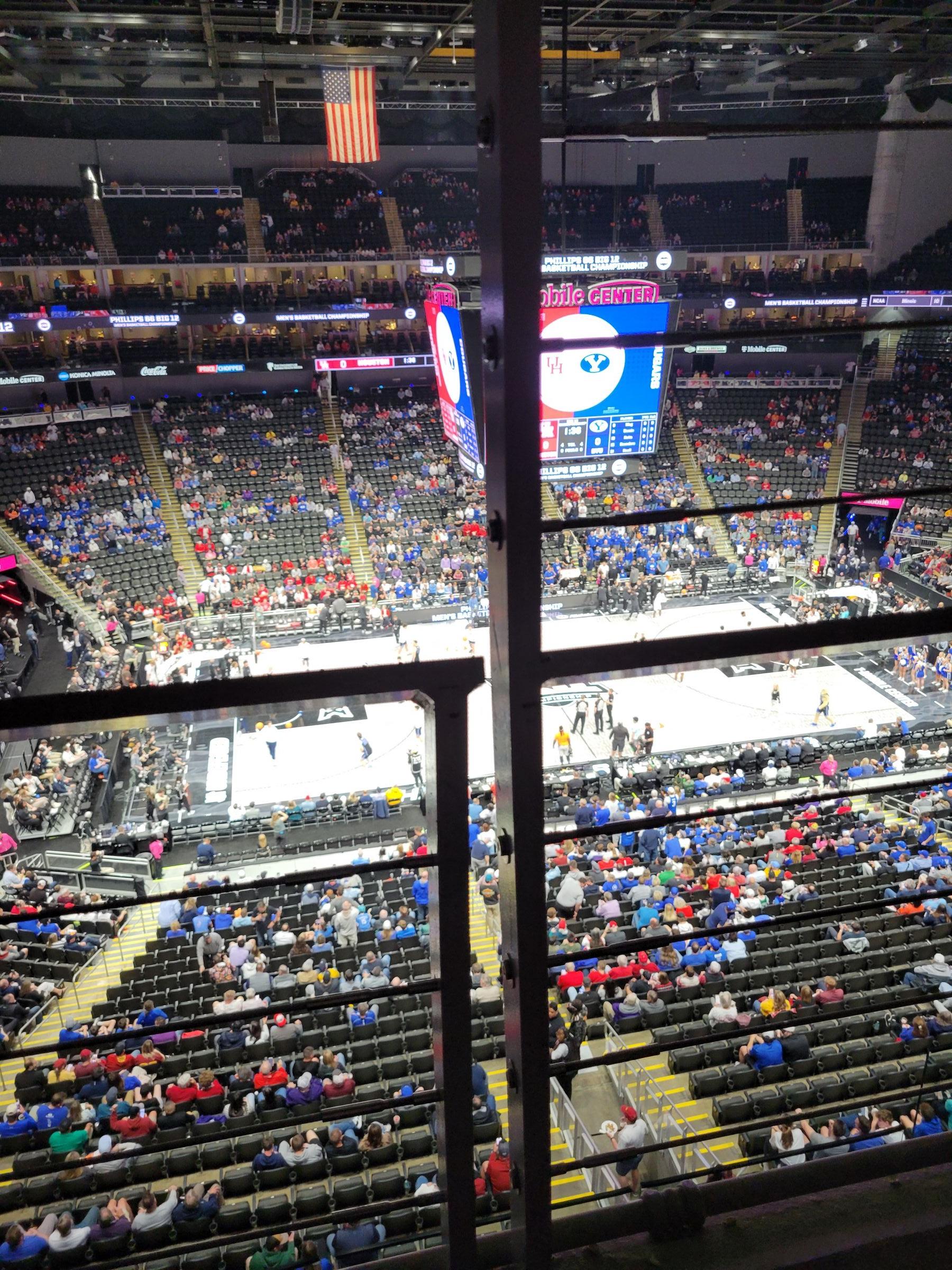 section 226, row 1 seat view  for basketball - t-mobile center