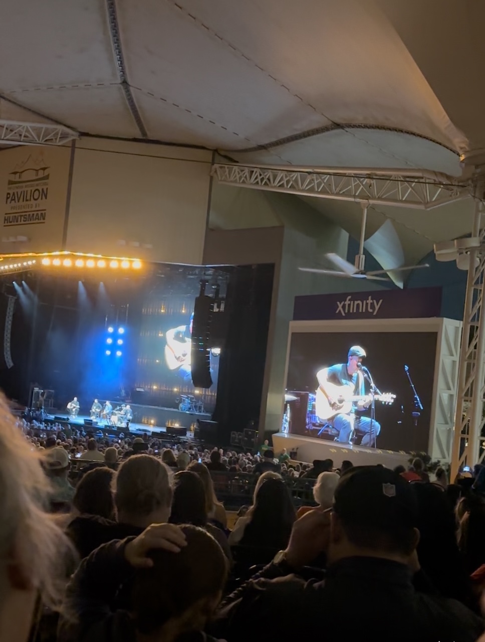 section 110, row g seat view  - cynthia woods mitchell pavilion