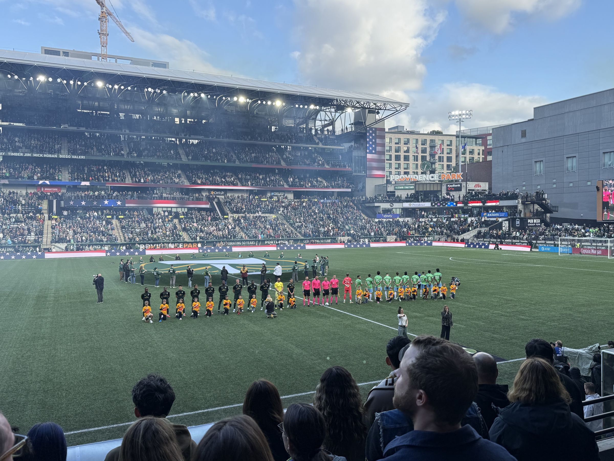 section 117, row e seat view  - providence park