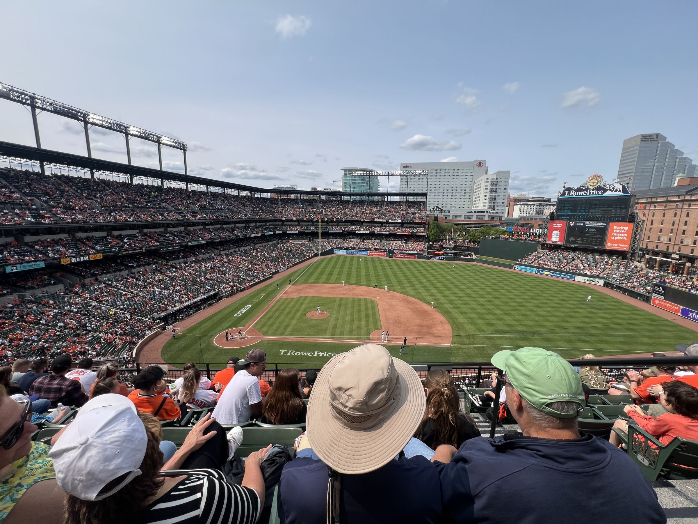 section 324, row 6 seat view  - oriole park