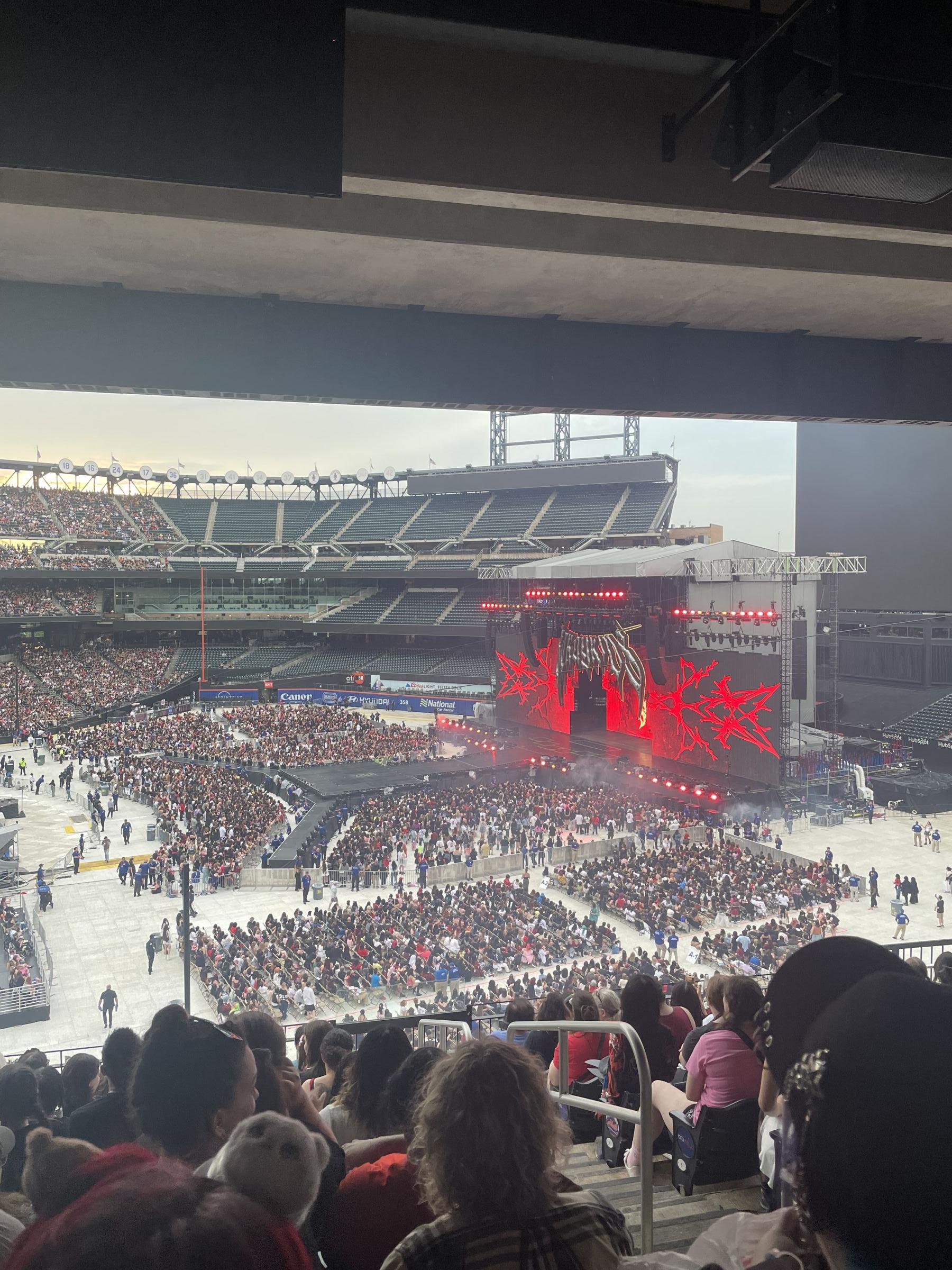 section 307, row 10 seat view  for concert - citi field