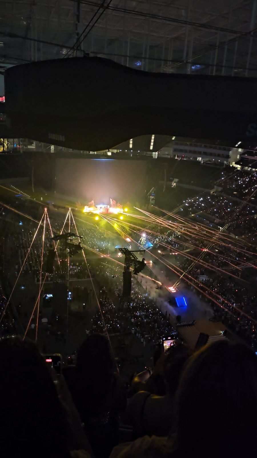section 426, row 4 seat view  for concert - sofi stadium