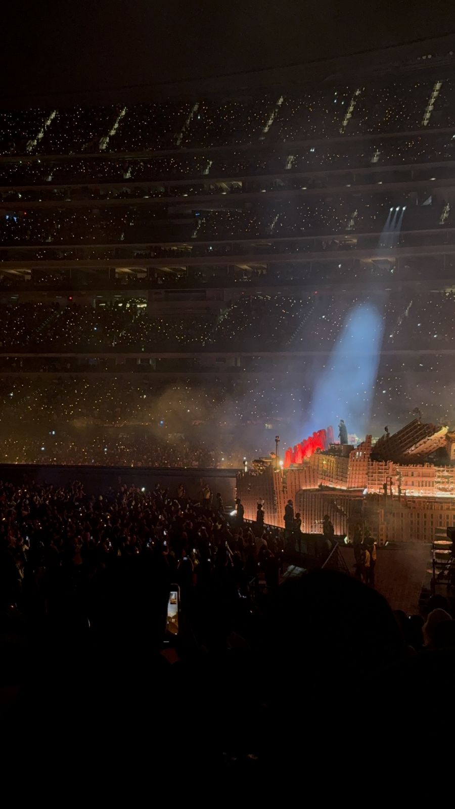 club 134, row 17 seat view  for concert - sofi stadium