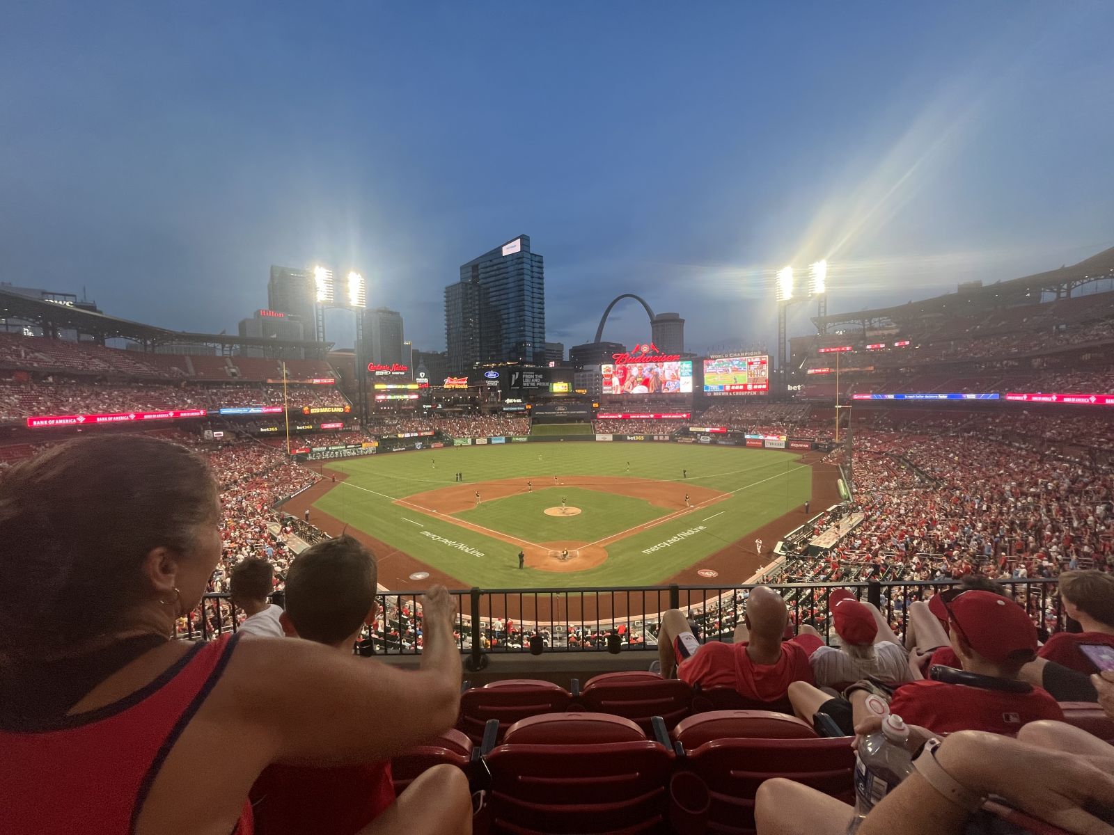section 250, row 4 seat view  for baseball - busch stadium