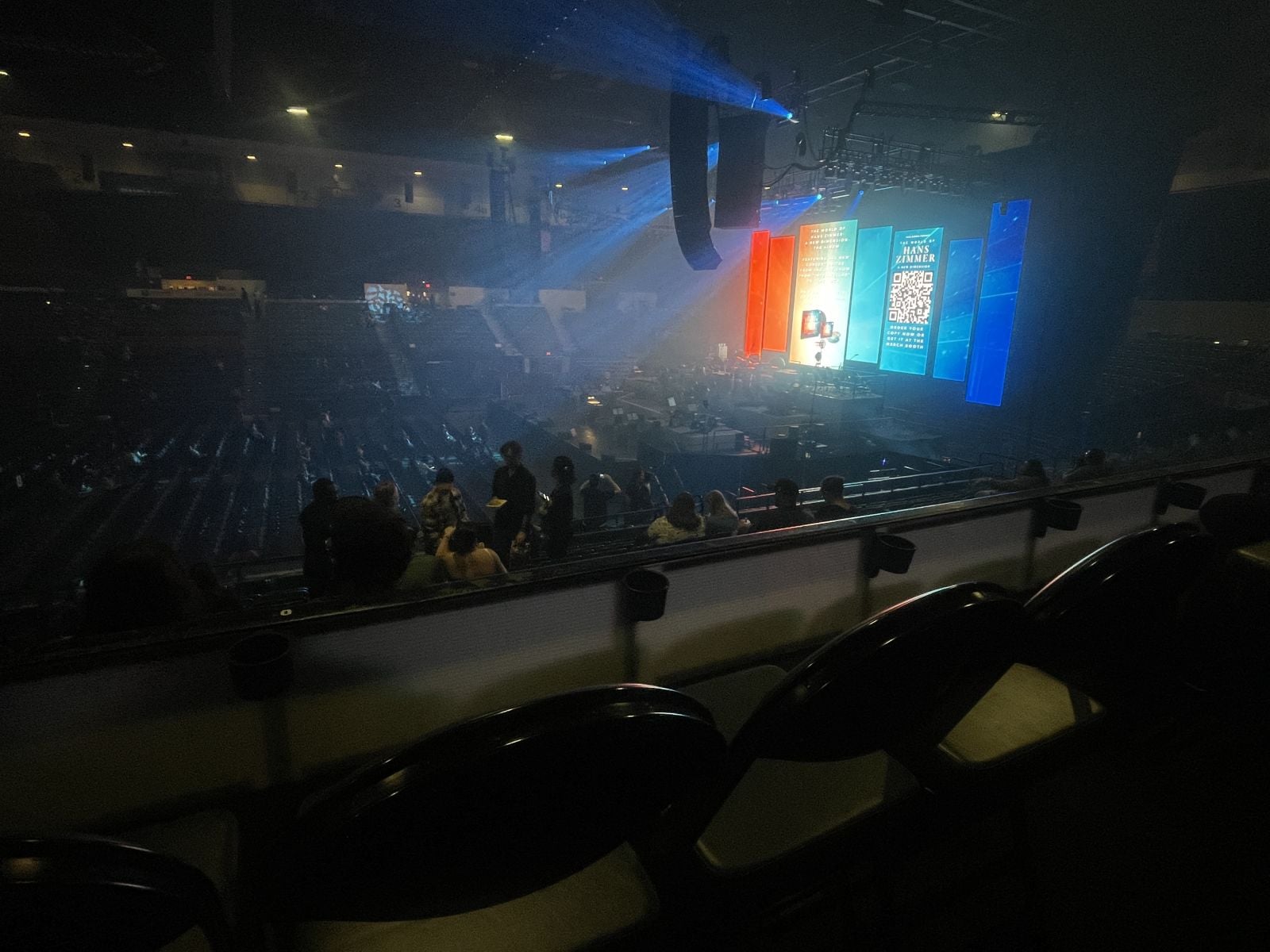 box 12, row 1 seat view  - pechanga arena