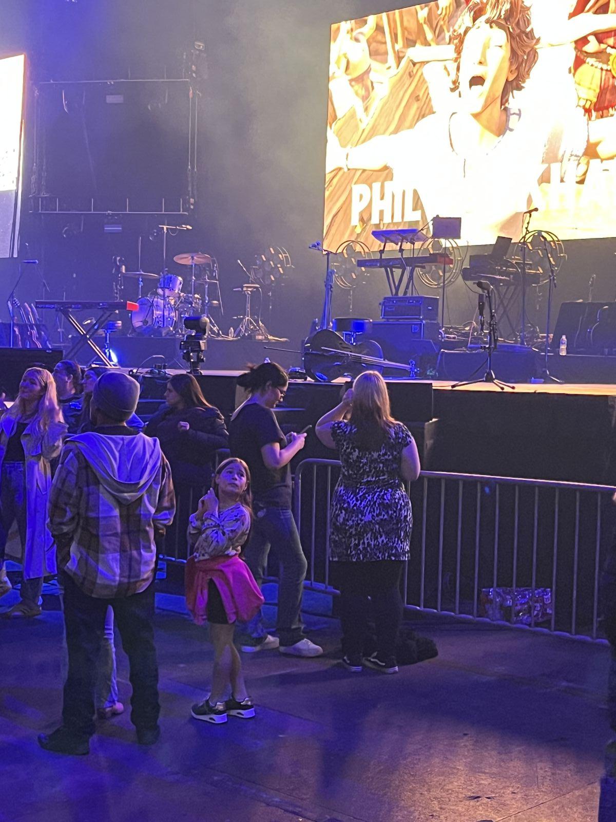 section 109, row 1 seat view - angel of the winds arena