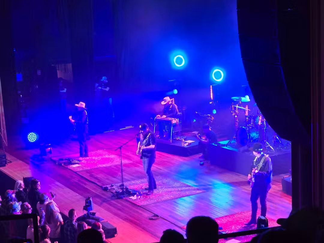 section 9, row g seat view - ryman auditorium