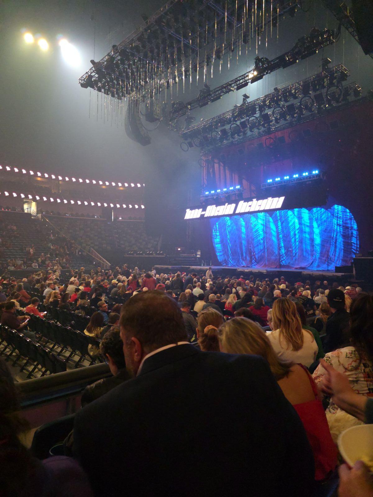 section 124, row 7 seat view  for concert - smoothie king center