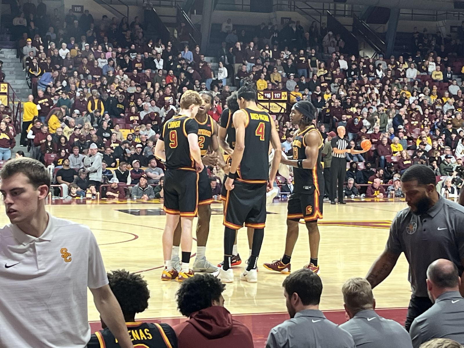 view from Section 107 