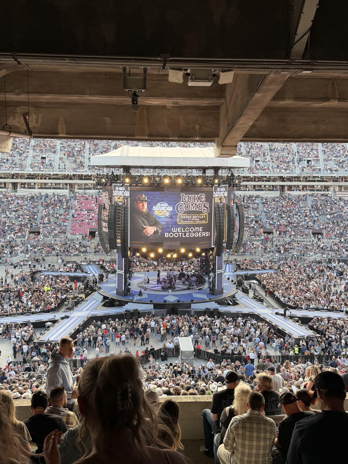 view from Section 20B 