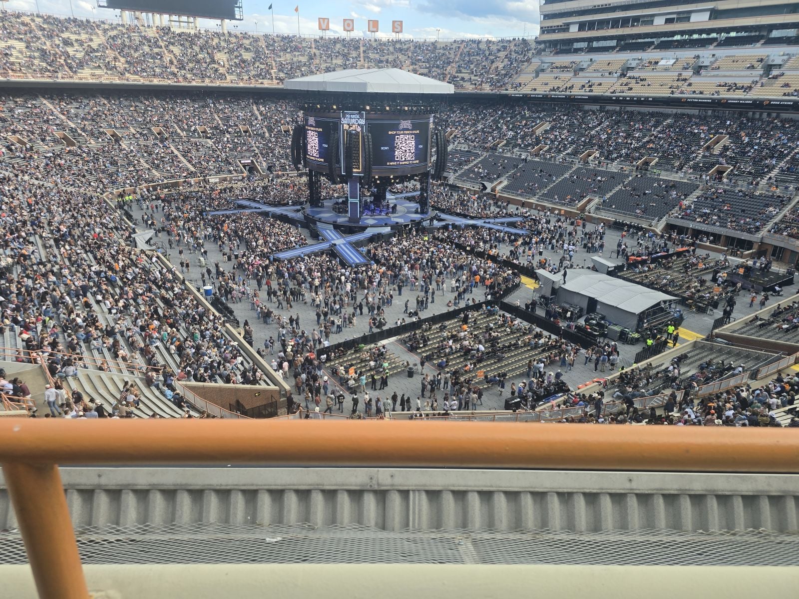 view from Section ZZ12 