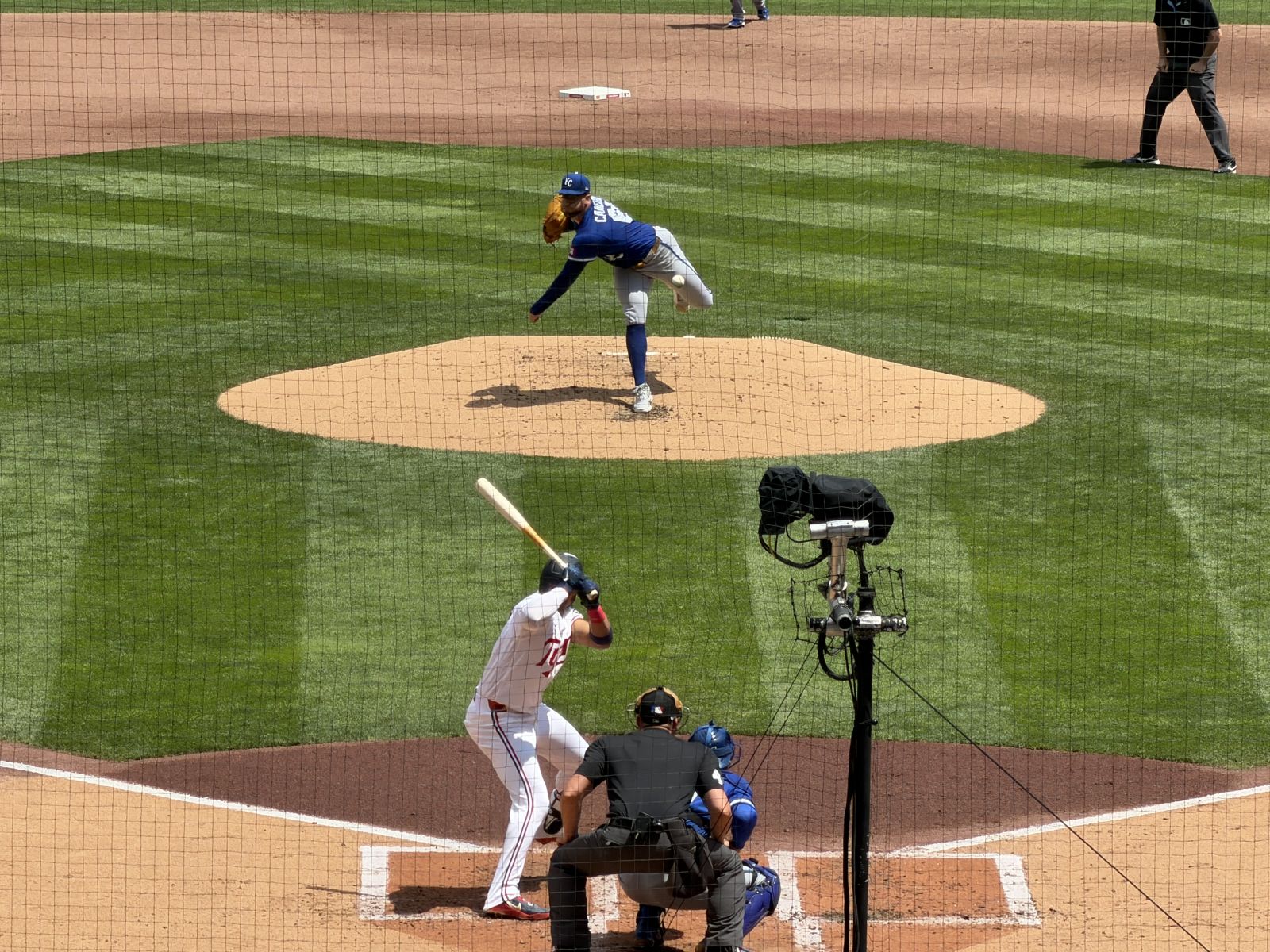 section 114, row 21 seat view  for baseball - target field