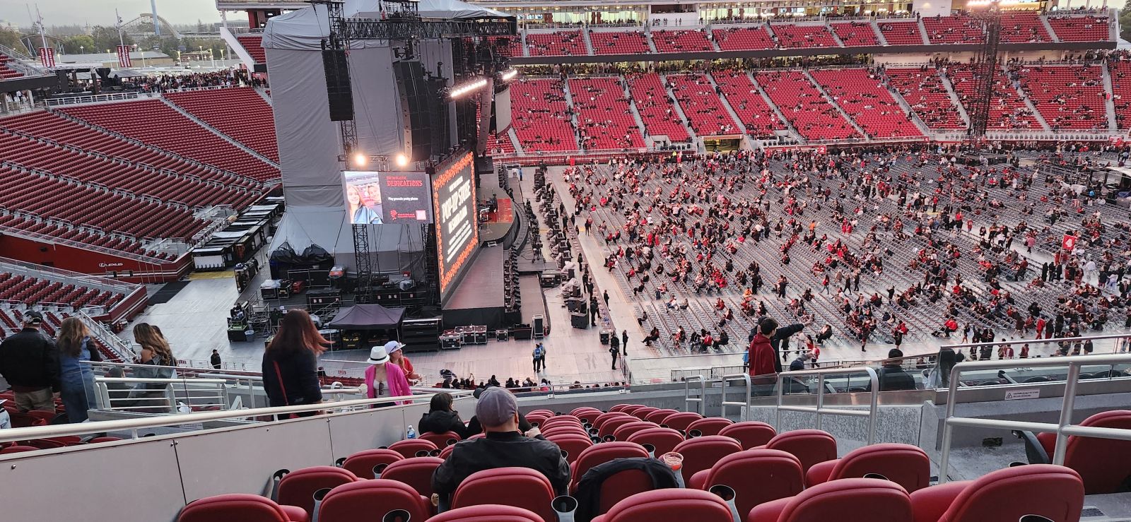 view from Section C220 