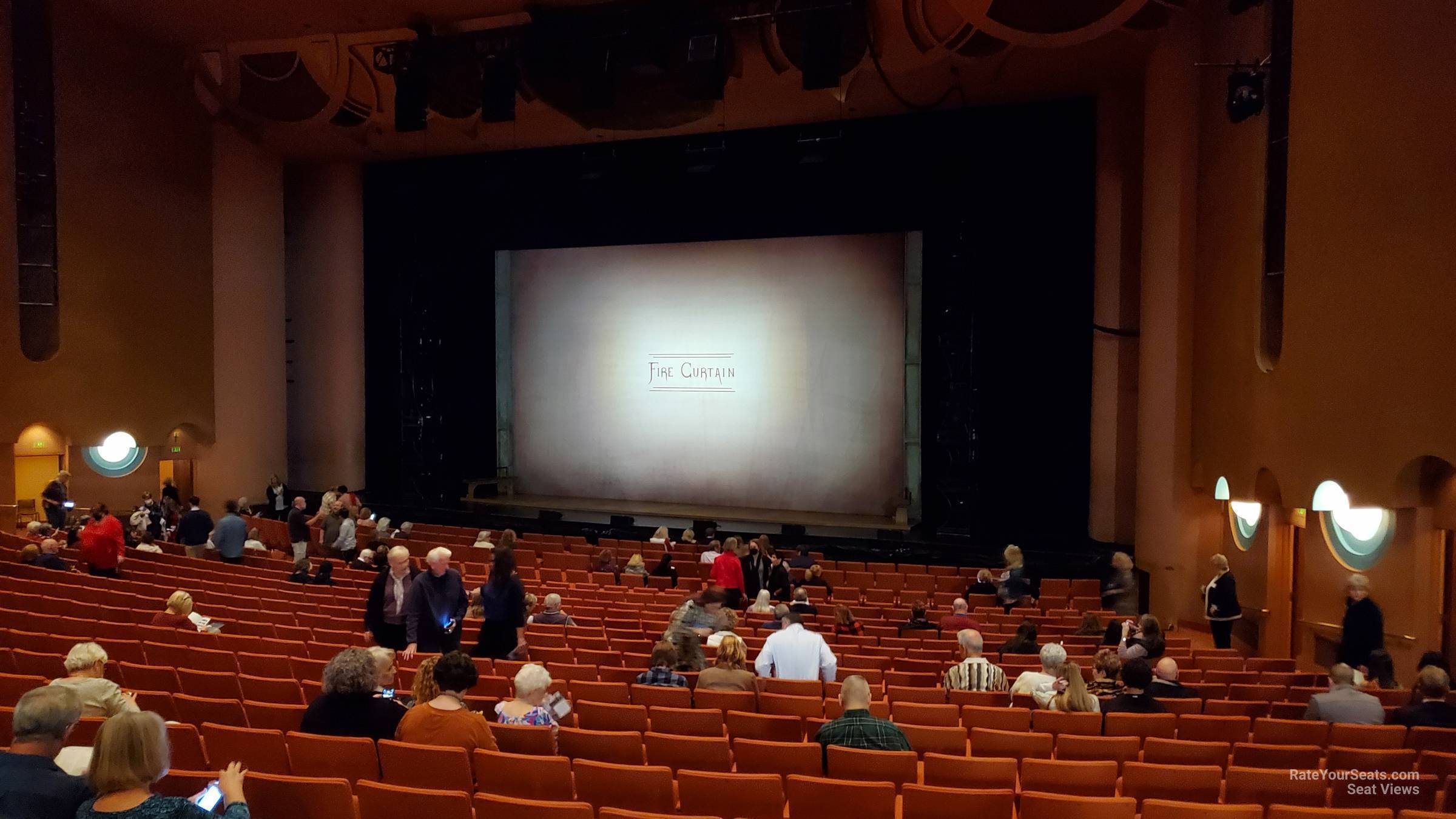 orchestra a2, row 20 seat view  - asu gammage