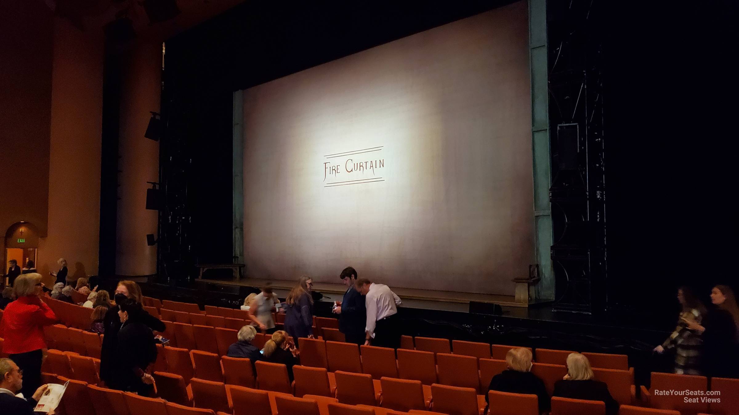 orchestra a2, row 7 seat view  - asu gammage